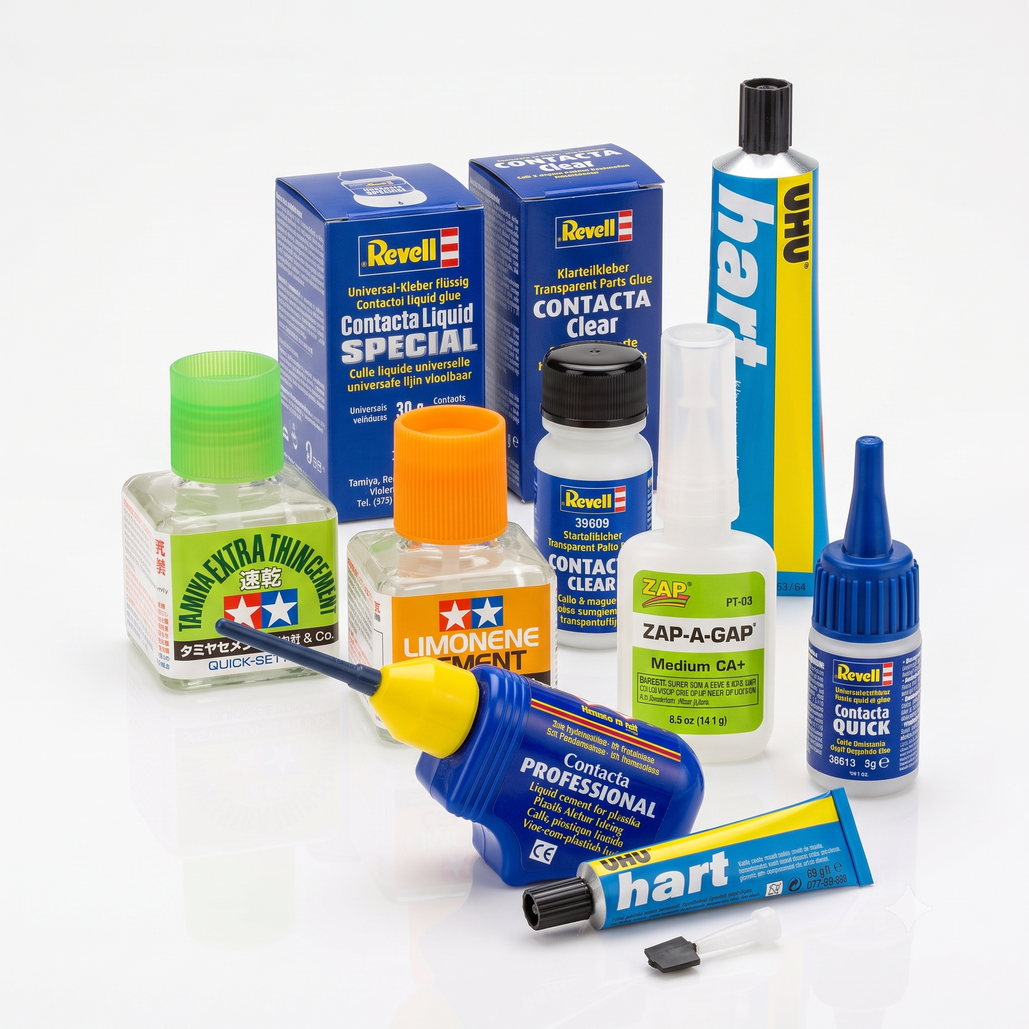 Modelbouwlijm van Revell, Tamiya, UHU en ZAP — Scale Dreams