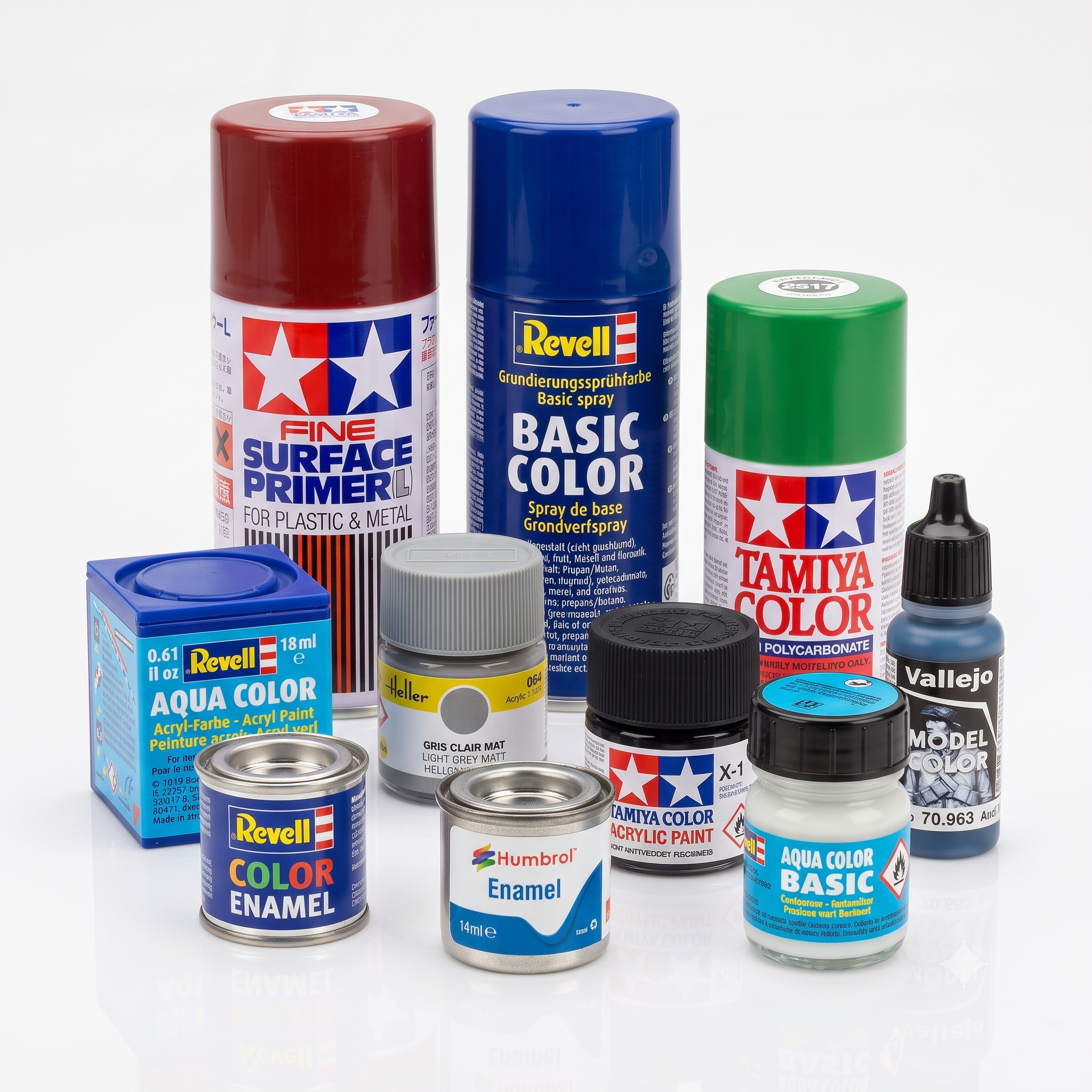 Modelbouwverf van Tamiya, Revell, Humbrol en Vallejo — Scale Dreams