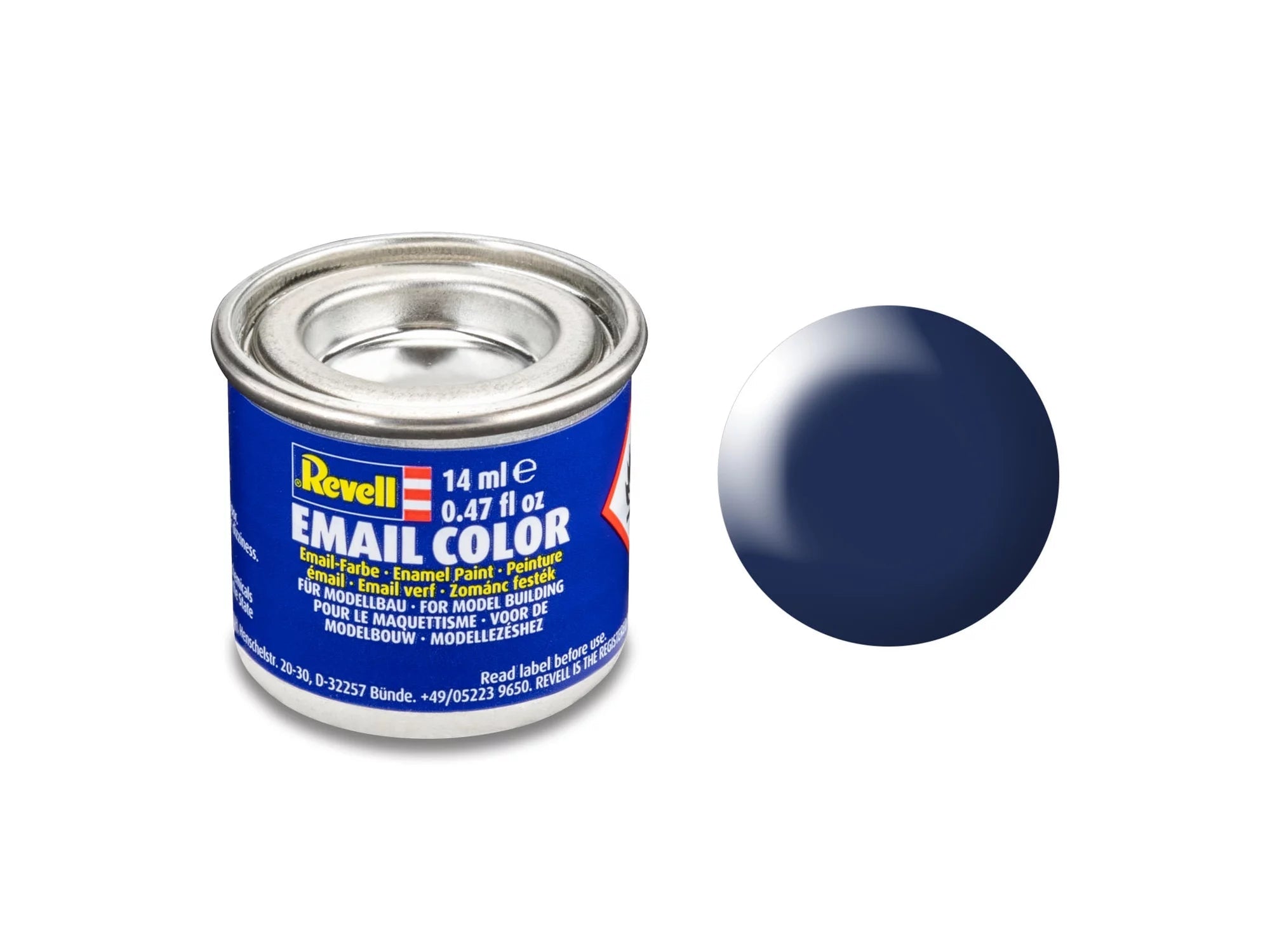 Revell  Revell Email Color 350 – Lufthansa-blauw, Zijdemat 32350