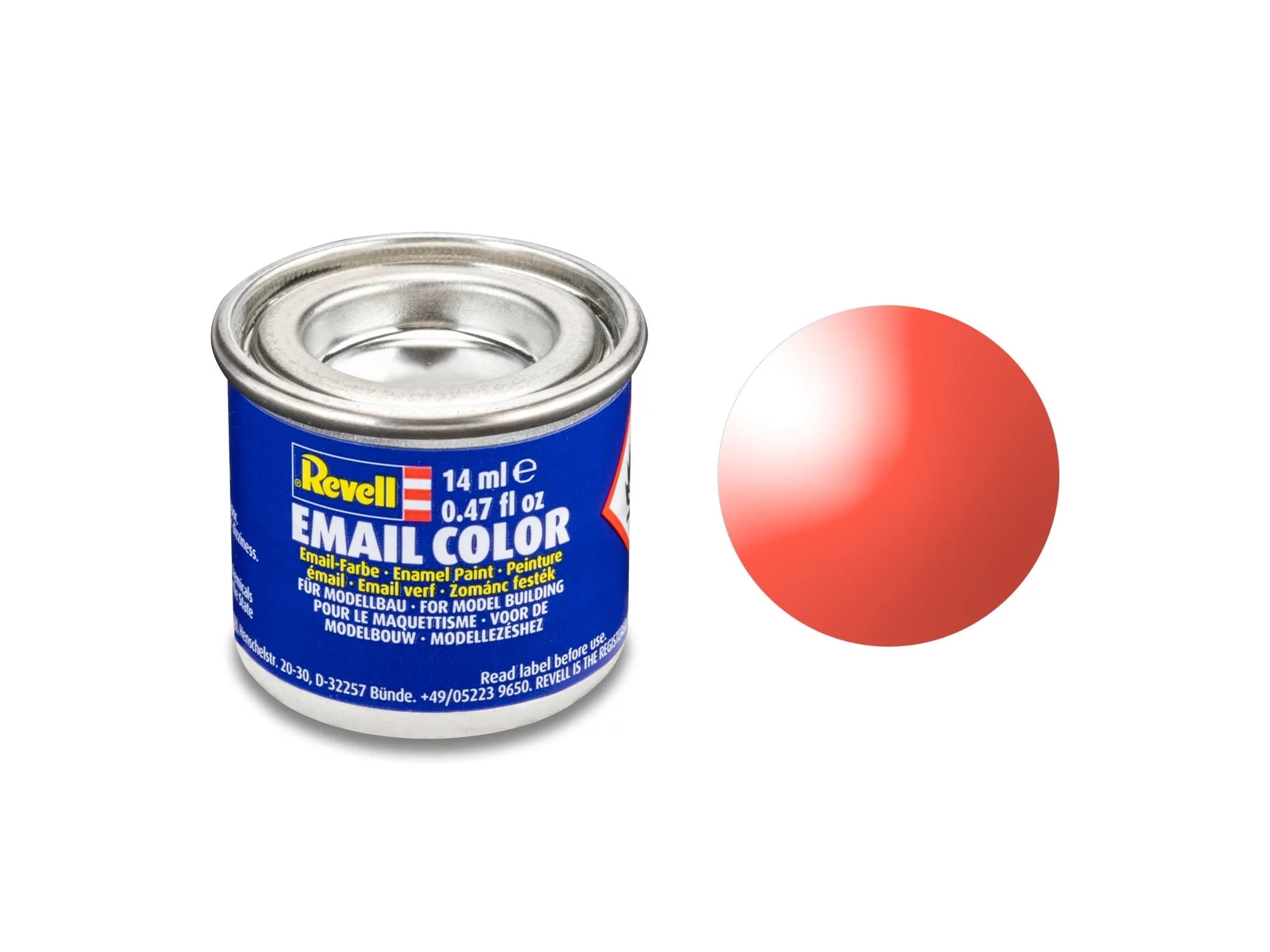 Revell  Revell Email Color 731 – Rood, Transparant 32731