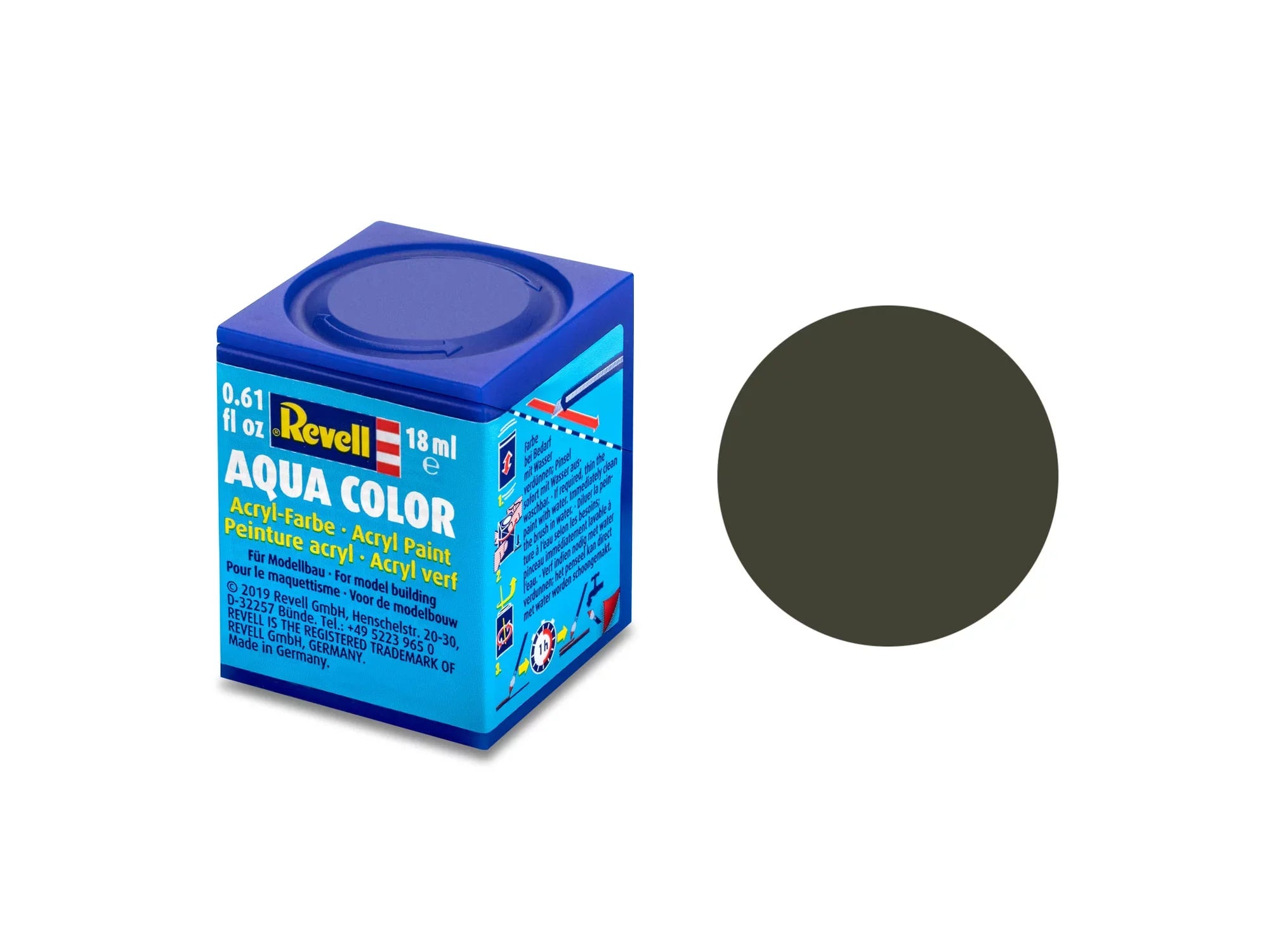 Revell  Revell Aqua Color 42 – Geel-olijf, Mat 36142