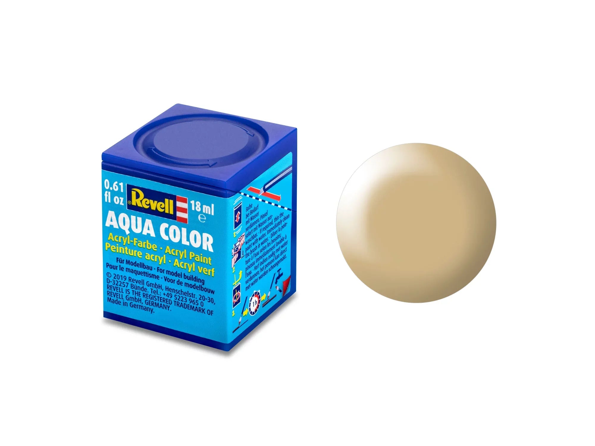 Revell  Revell Aqua Color 314 – Beige, Zijdeglans 36314