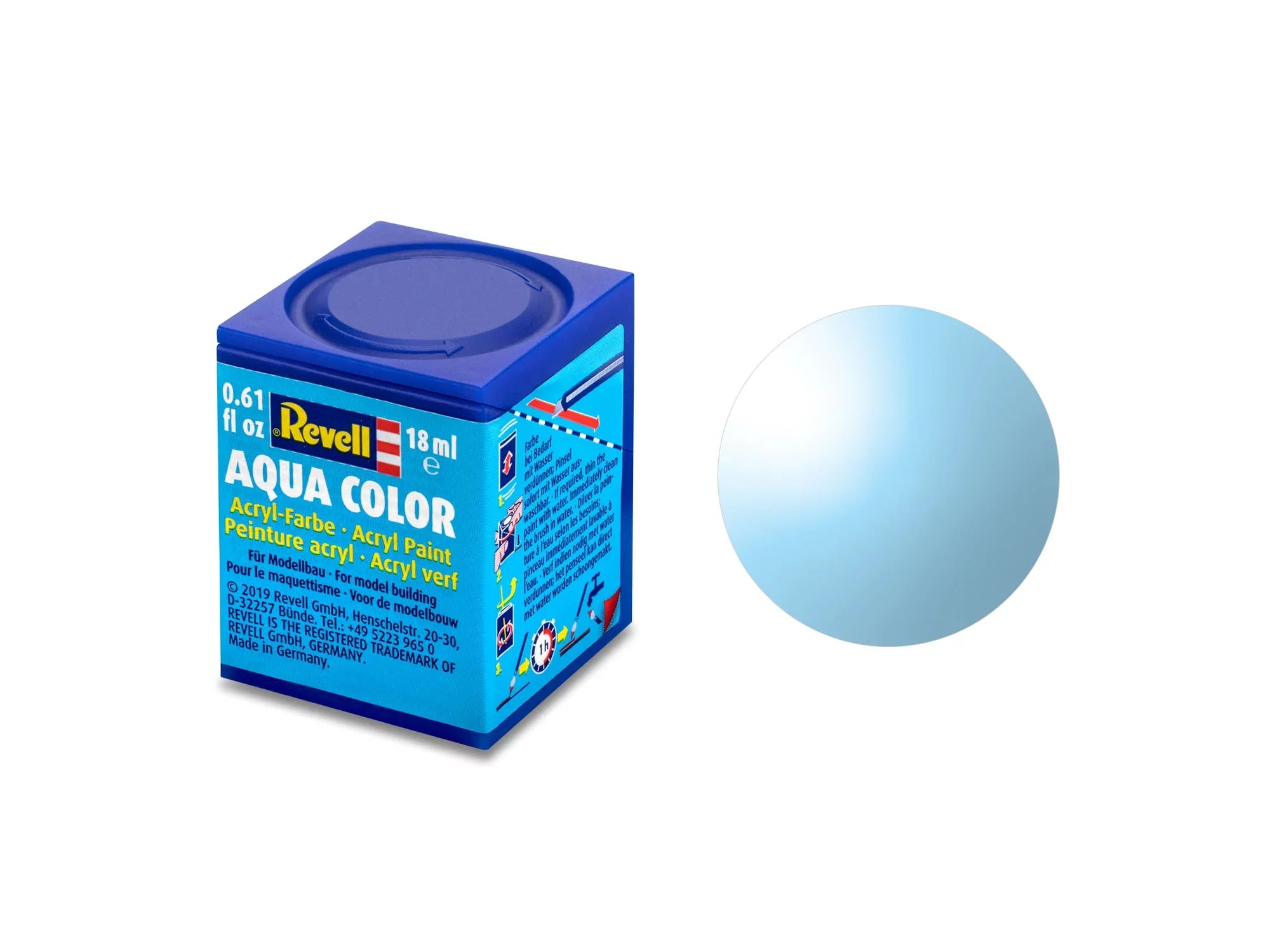 Revell  Revell Aqua Color 752 – Blauw, Transparant 36752