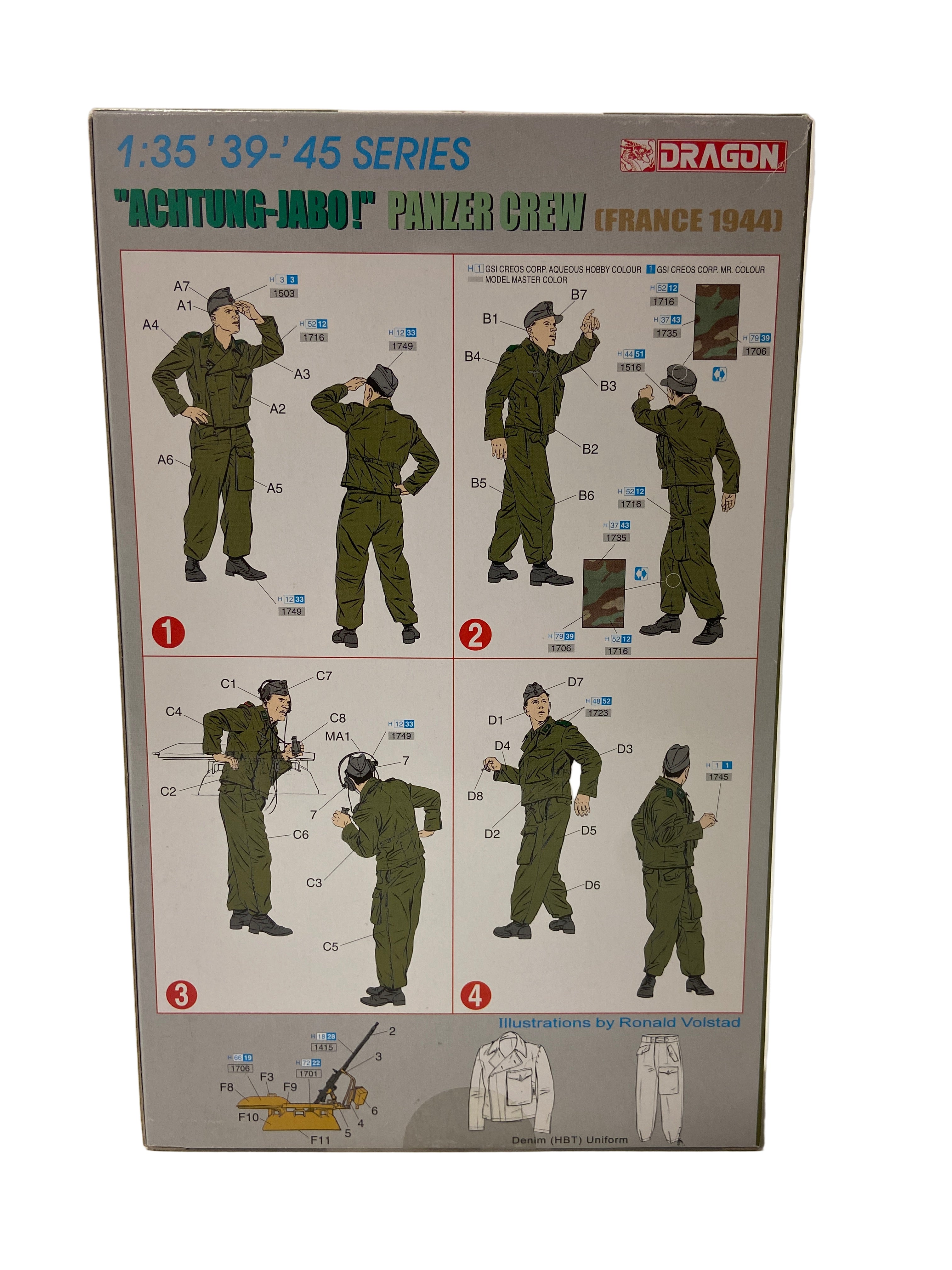 "Achtung-Jabo!" Panzer Crew (France 1944) Dragon 1:35