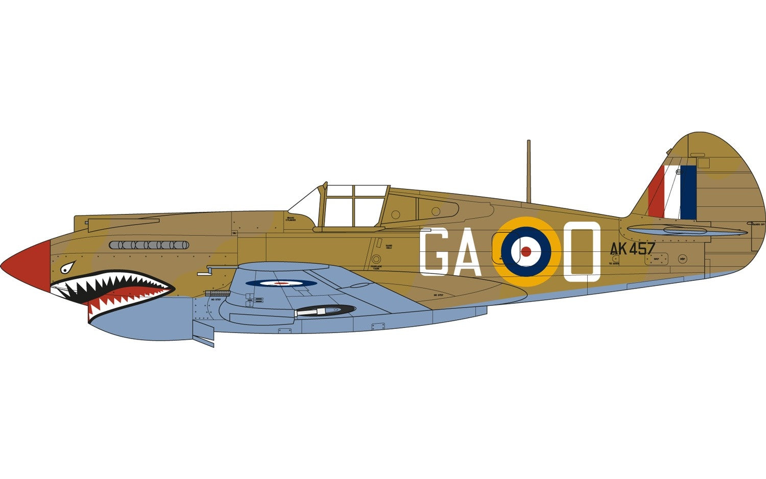 Airfix 1:48 Curtiss Tomahawk Mk.II A05133