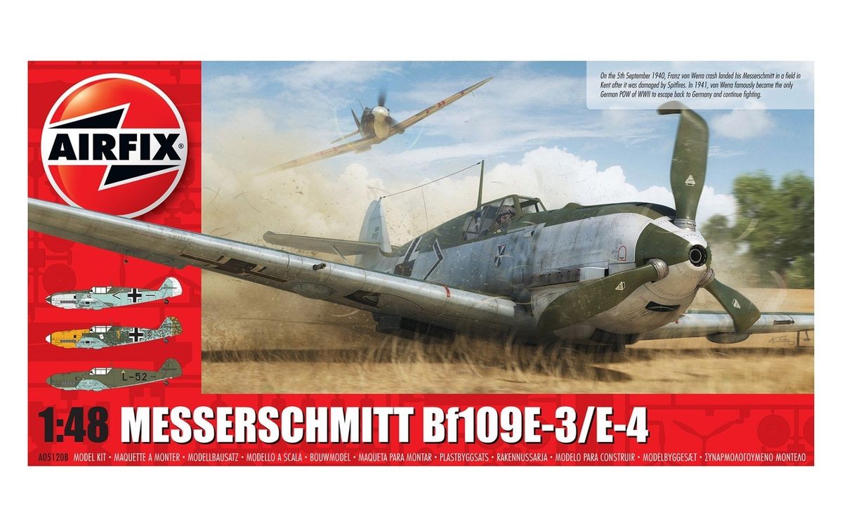 Airfix 1:48 Messerschmitt Bf109E-3/E-4 A05120B