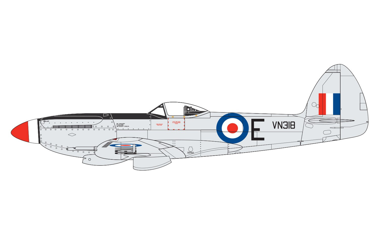 Airfix 1:48 Supermarine Spitfire F.Mk.22/24 A06101A