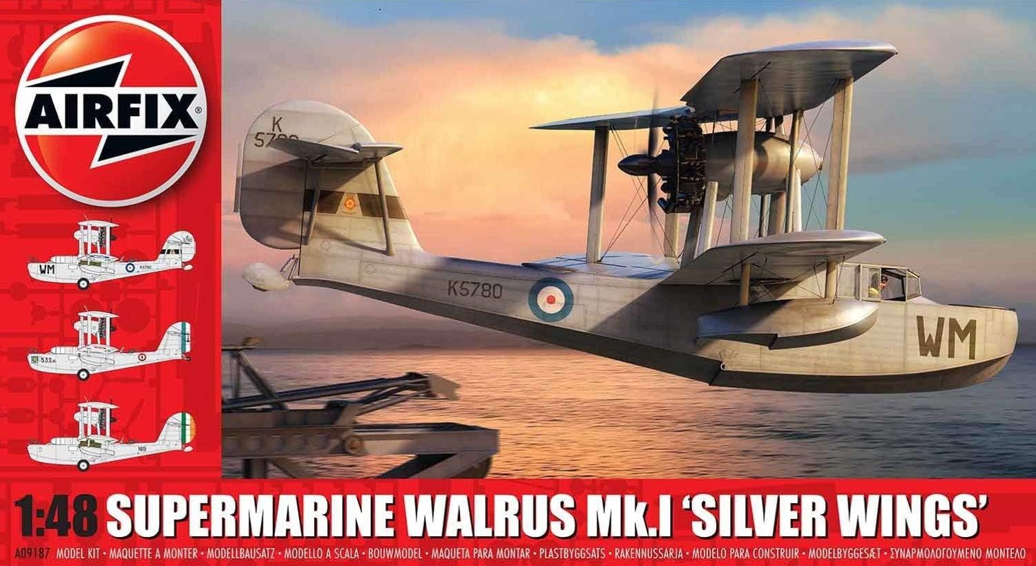 Airfix 1:48 Supermarine Walrus Mk.I 'Silver Wings' A09187