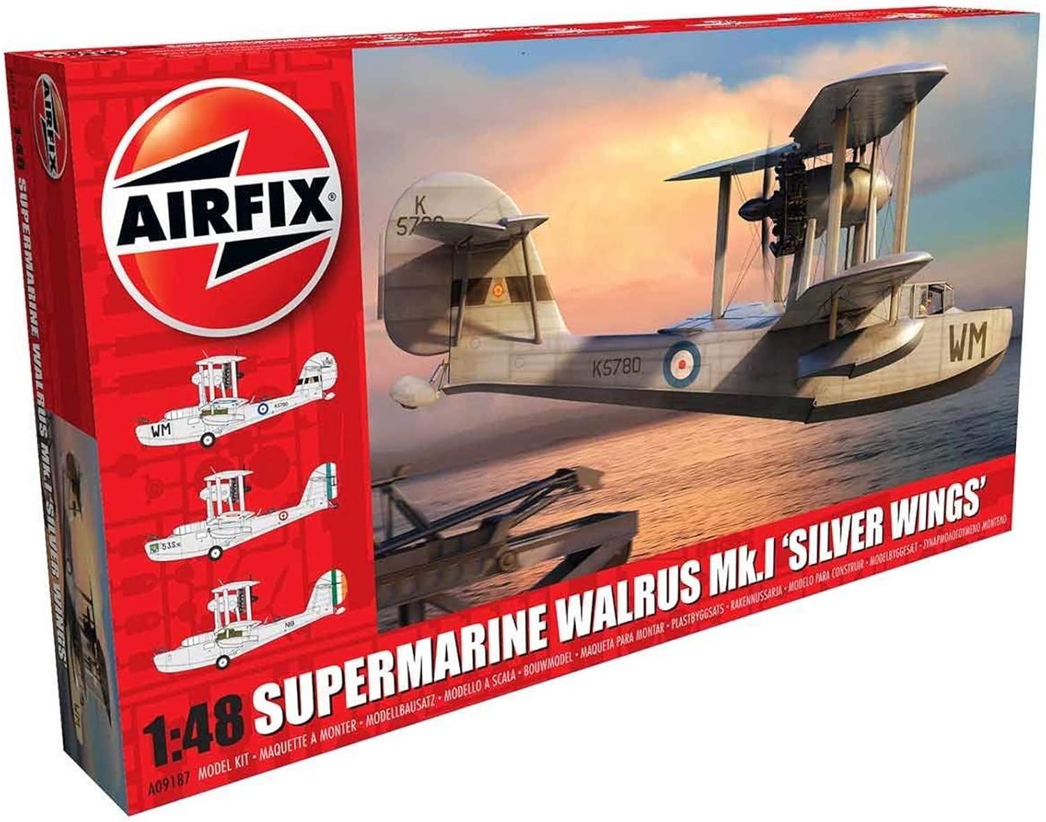 Airfix 1:48 Supermarine Walrus Mk.I 'Silver Wings' A09187