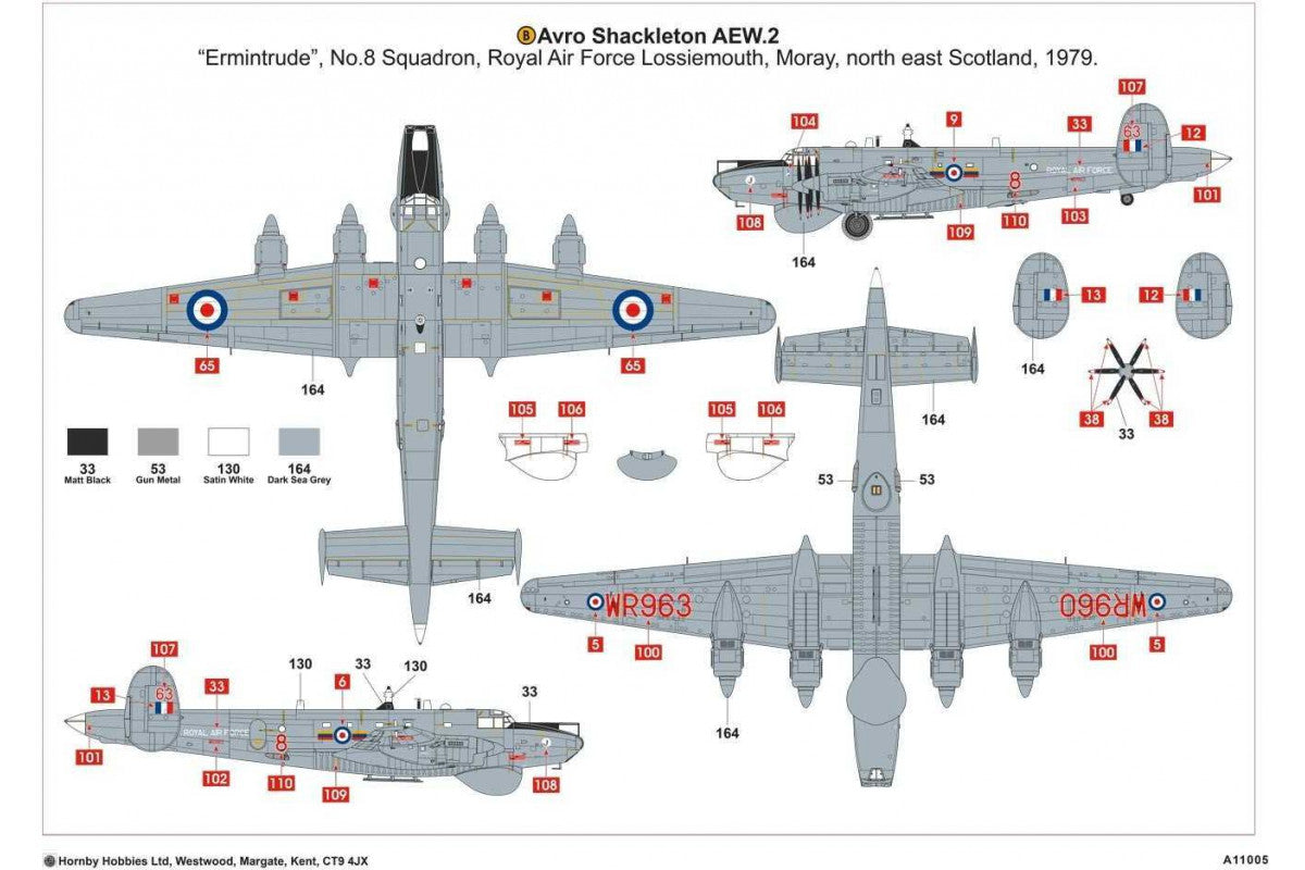 Airfix 1:72 Avro Shackleton AEW.2 A11005