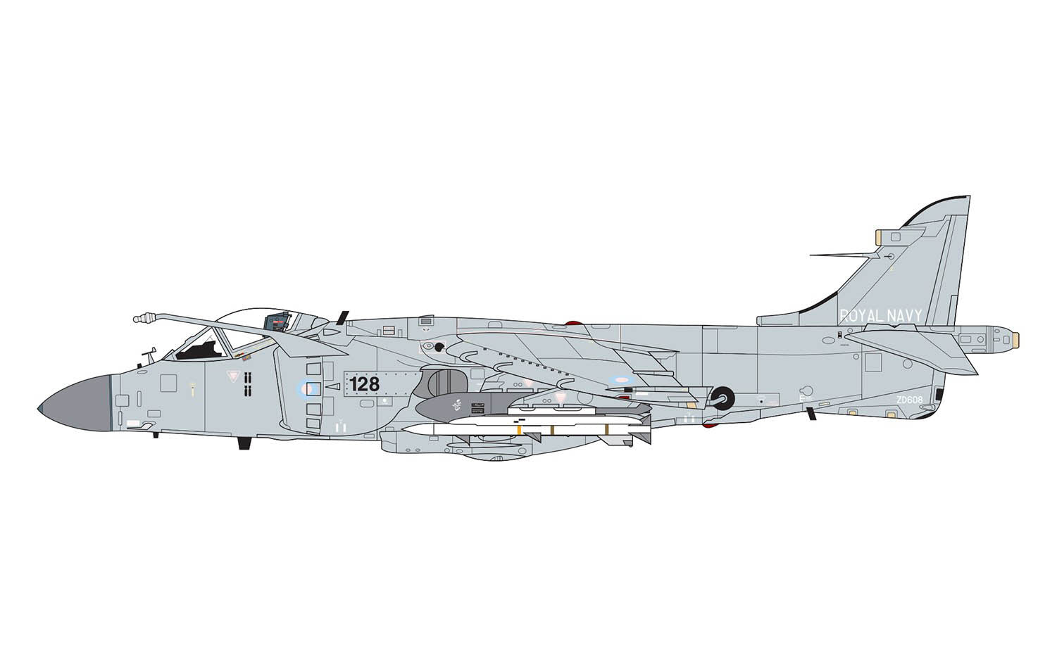 Airfix 1:72 BAe Sea Harrier FA2 A04052A