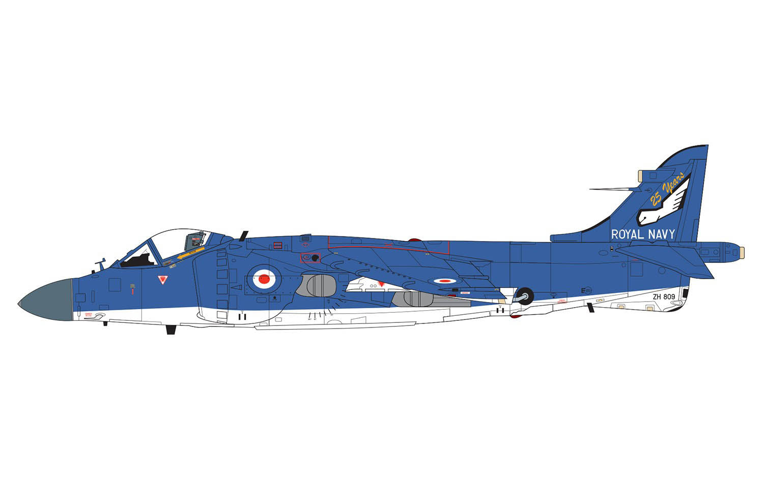 Airfix 1:72 BAe Sea Harrier FA2 A04052A