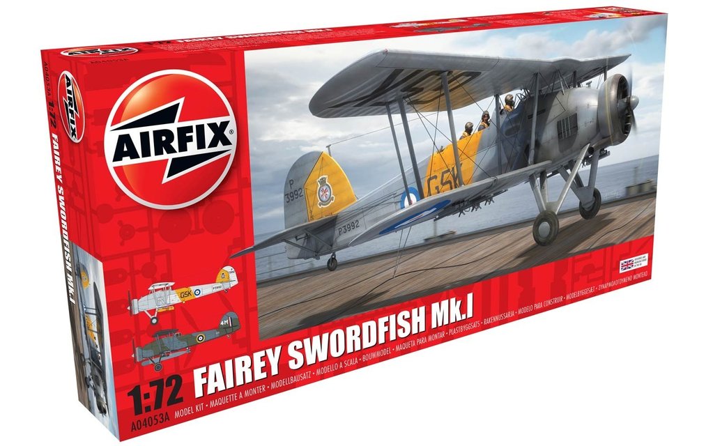 Airfix 1:72 Fairey Swordfish Mk.I A04053A