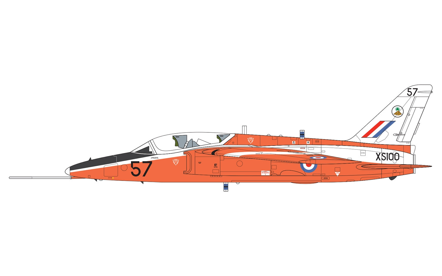 Airfix 1:72 Folland Gnat T.1 A02105