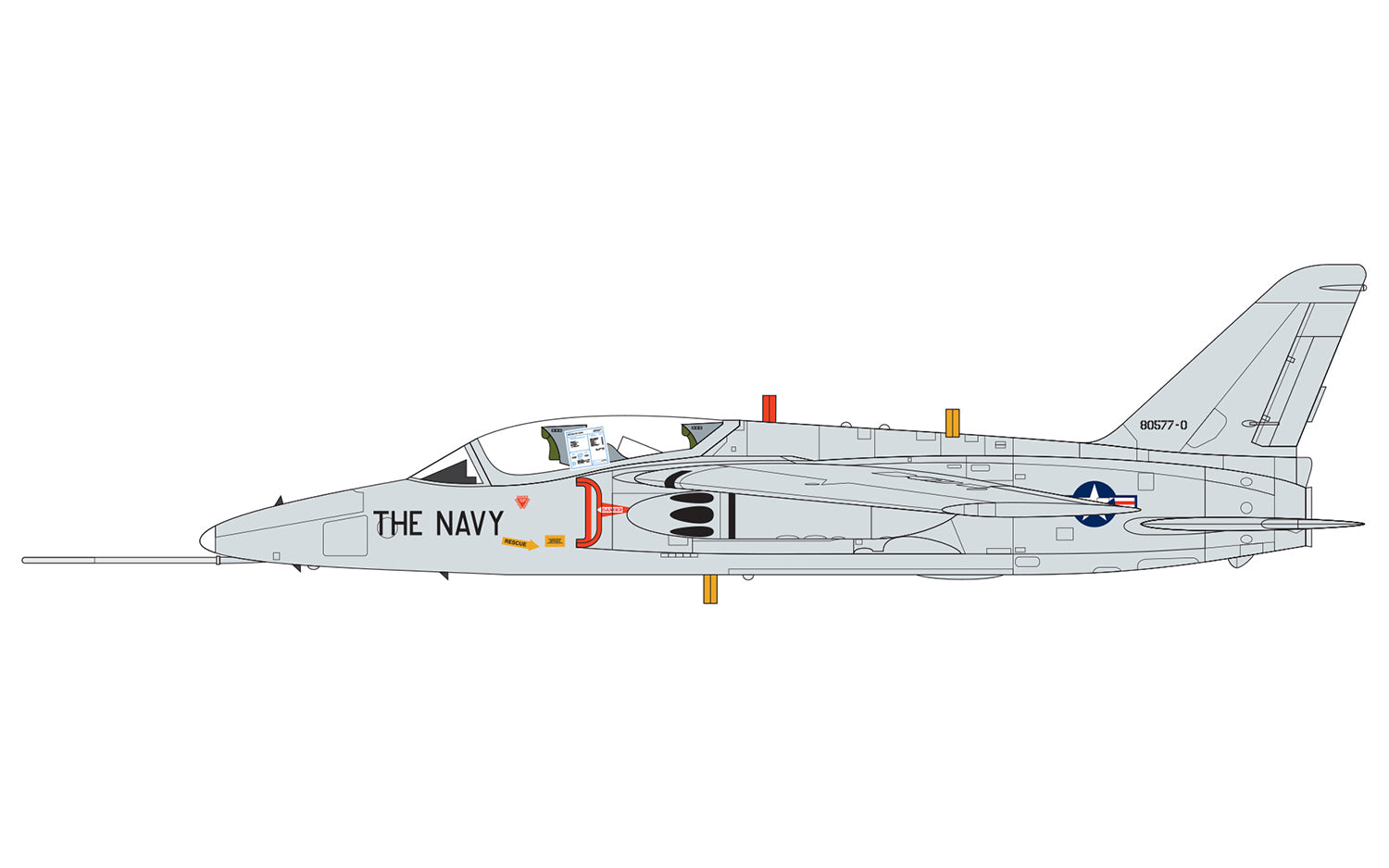 Airfix 1:72 Folland Gnat T.1 A02105