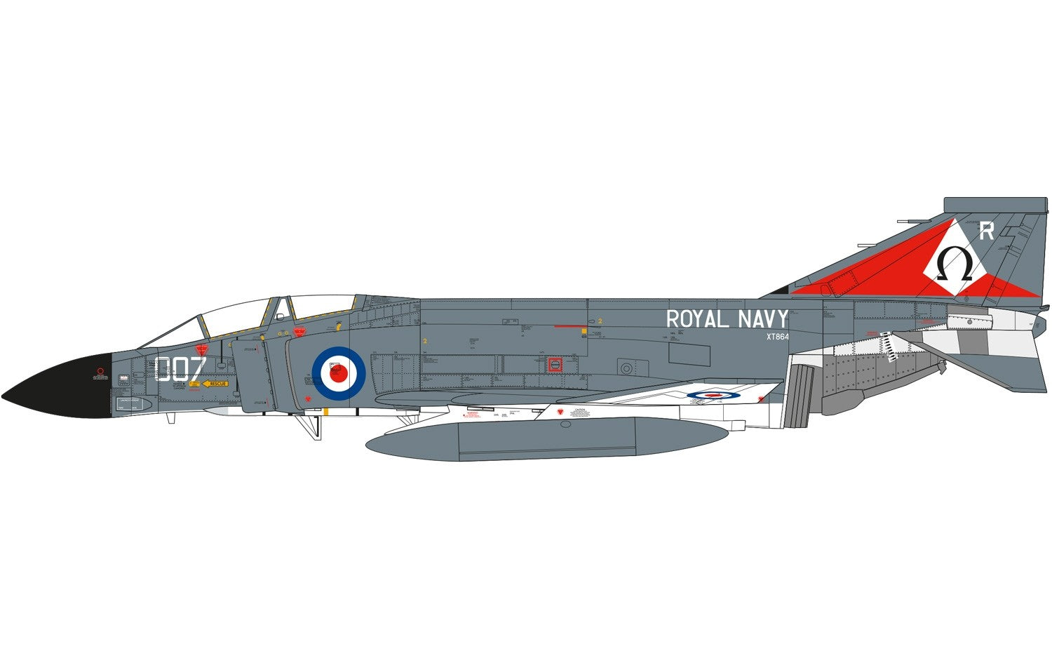 Airfix 1:72 McDonnell Douglas Phantom FG.1 A06016