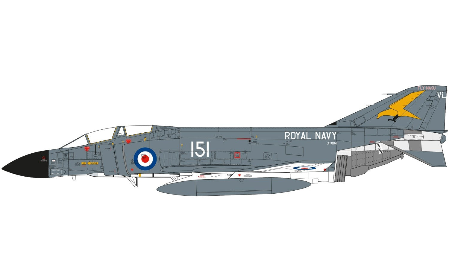 Airfix 1:72 McDonnell Douglas Phantom FG.1 A06016