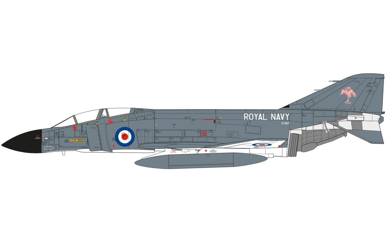 Airfix 1:72 McDonnell Douglas Phantom FG.1 A06016