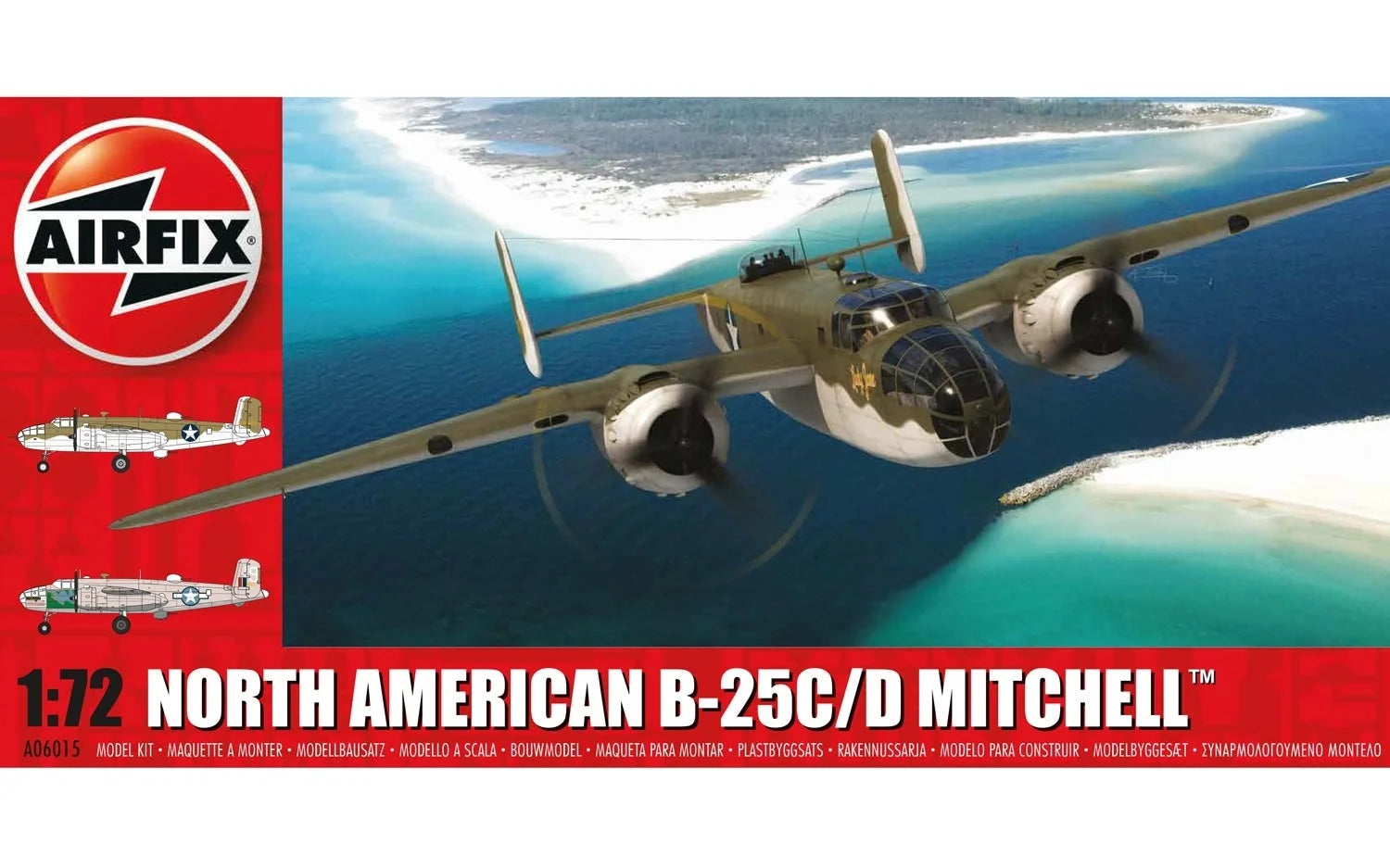 Airfix 1:72 North American B-25C/D Mitchell A06015