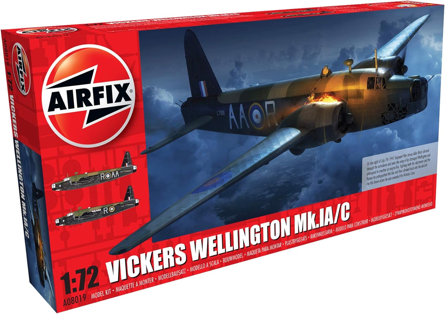 Airfix 1:72 Vickers Wellington Mk.IA/C A08019