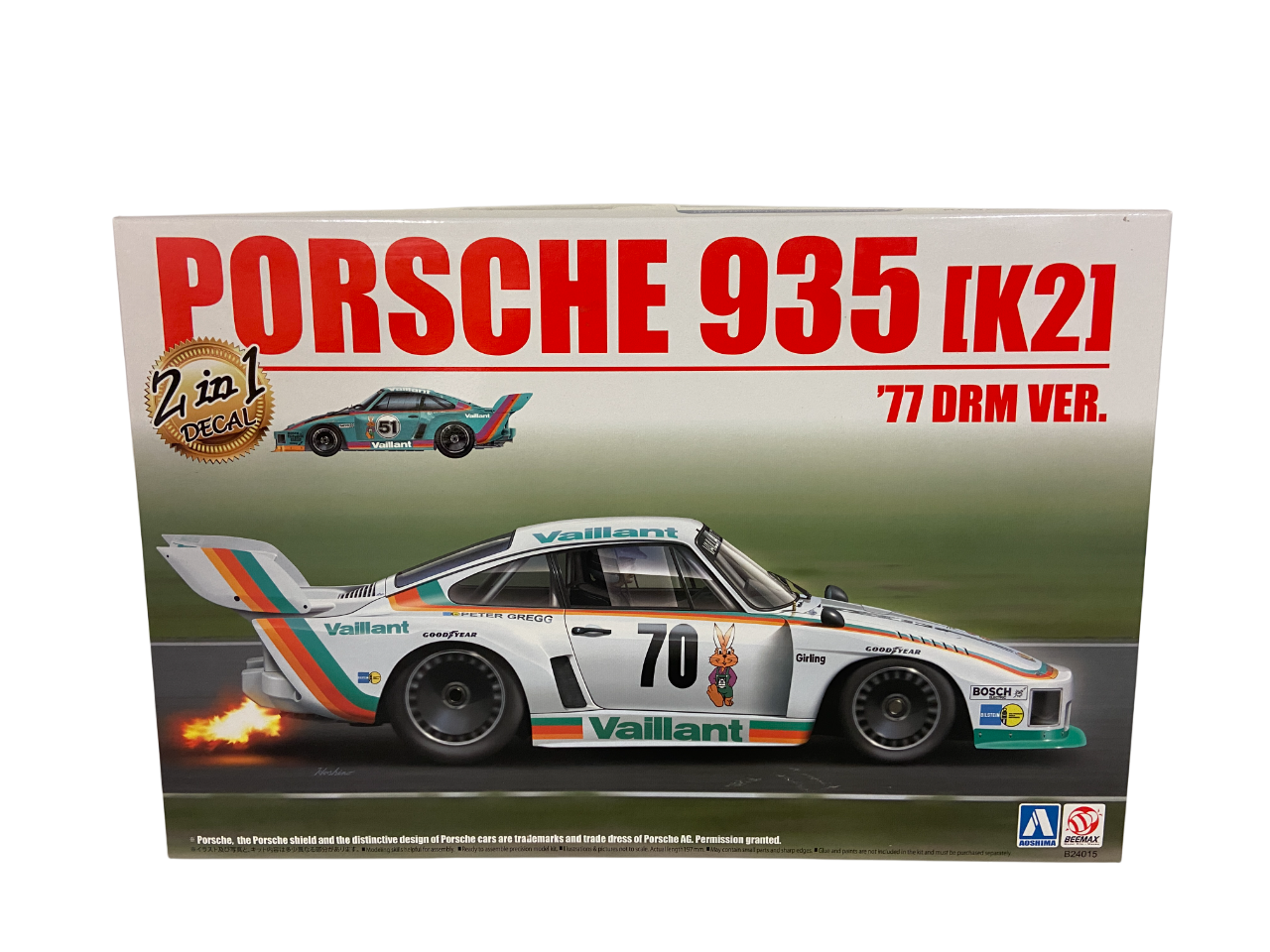 Beemax 1:24 Porsche 935 [K2] '77 DRM Ver. incl. upgrade set B24015