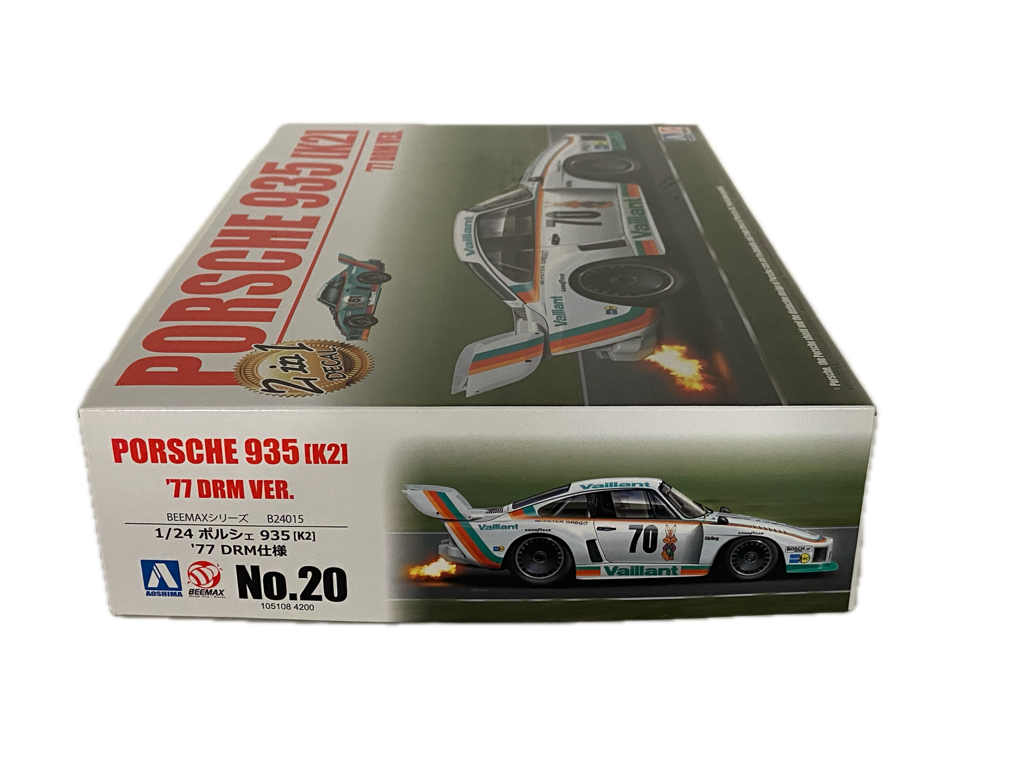 Beemax 1:24 Porsche 935 [K2] '77 DRM Ver. incl. upgrade set B24015
