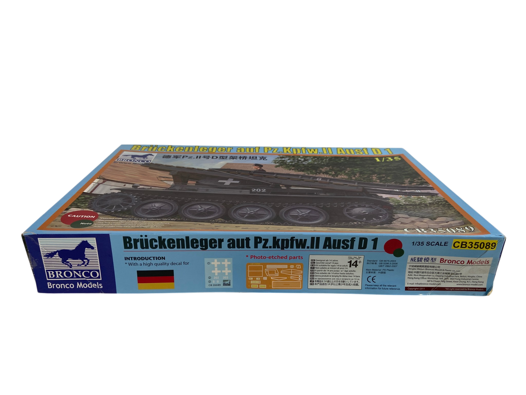 Bronco Models 1:35 Brückenleger auf Pz.Kpfw.II Ausf D 1 CB35089