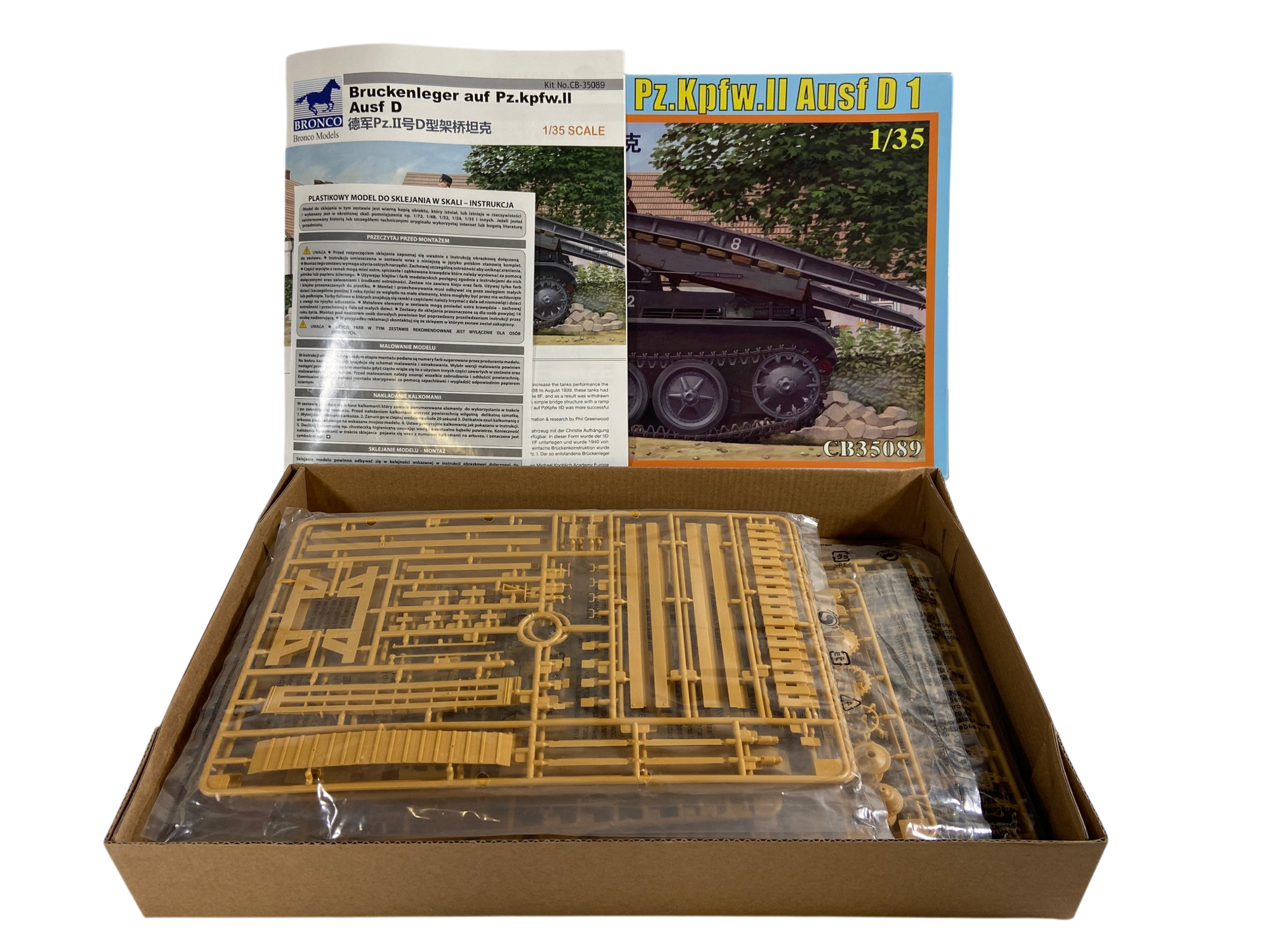 Bronco Models 1:35 Brückenleger auf Pz.Kpfw.II Ausf D 1 CB35089