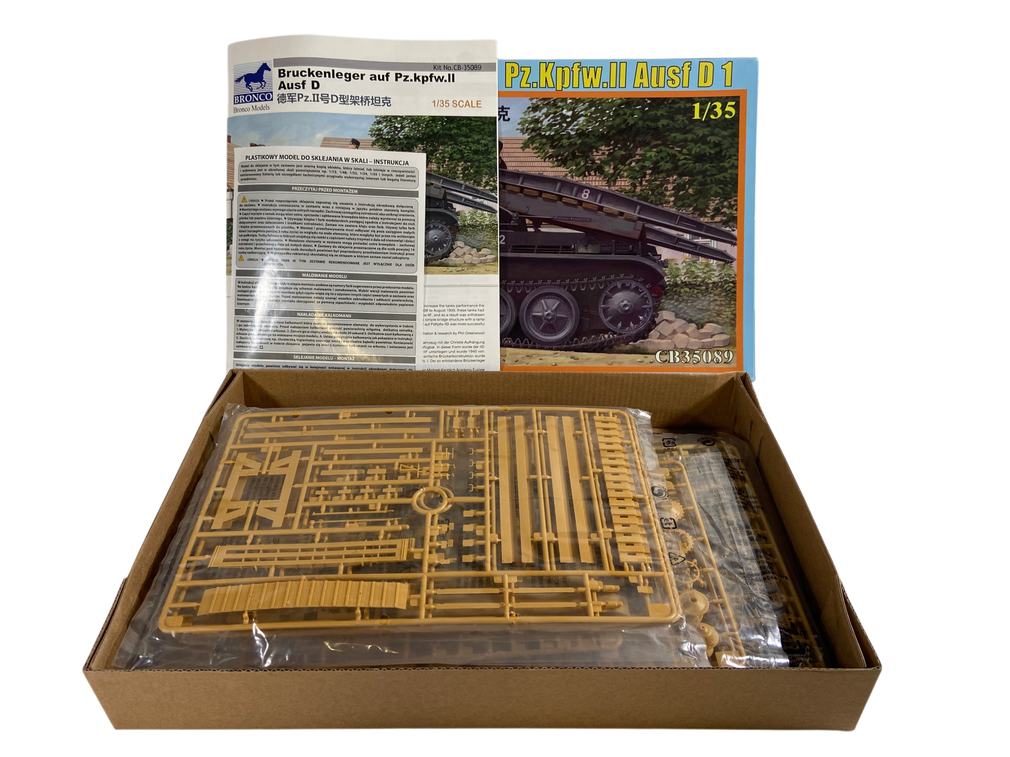 Bronco Models 1:35 Brückenleger auf Pz.Kpfw.II Ausf D 1 CB35089