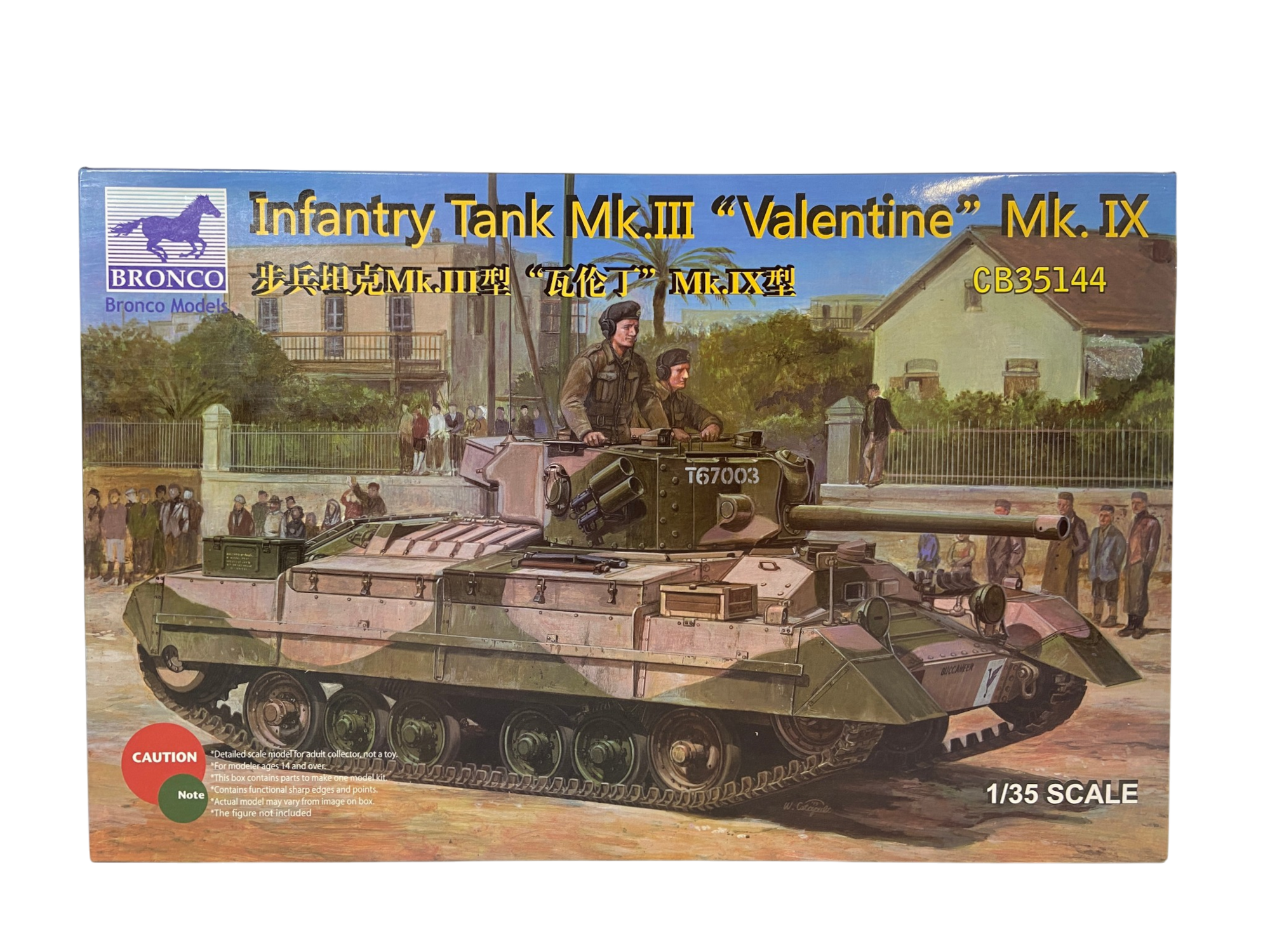 Bronco Models 1:35 Infantry Tank Mk.III Valentine Mk.IX CB35144