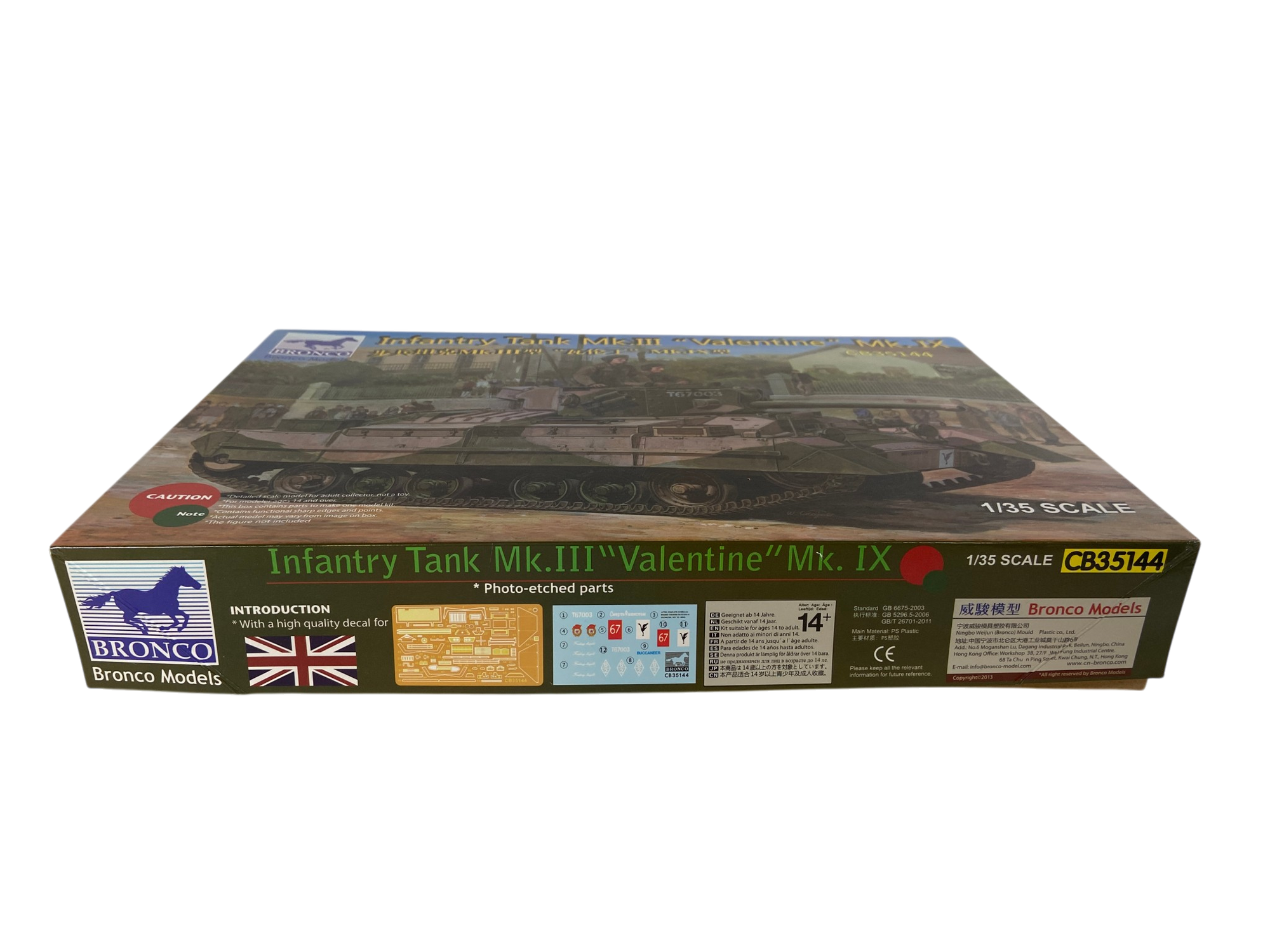 Bronco Models 1:35 Infantry Tank Mk.III Valentine Mk.IX CB35144