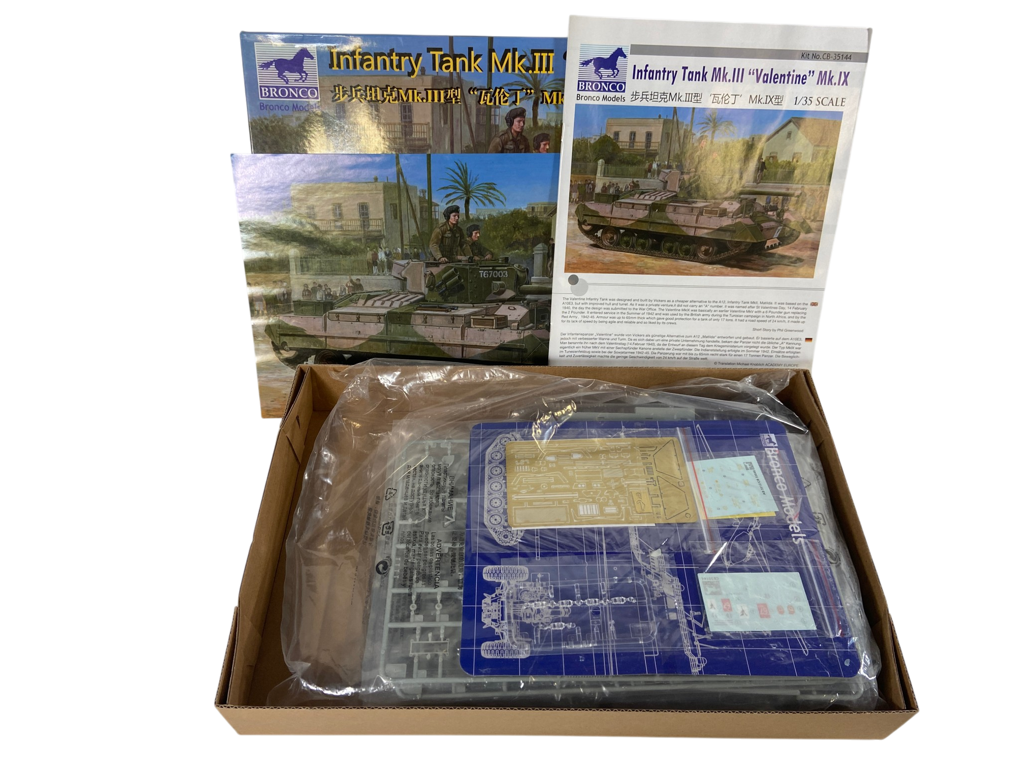 Bronco Models 1:35 Infantry Tank Mk.III Valentine Mk.IX CB35144