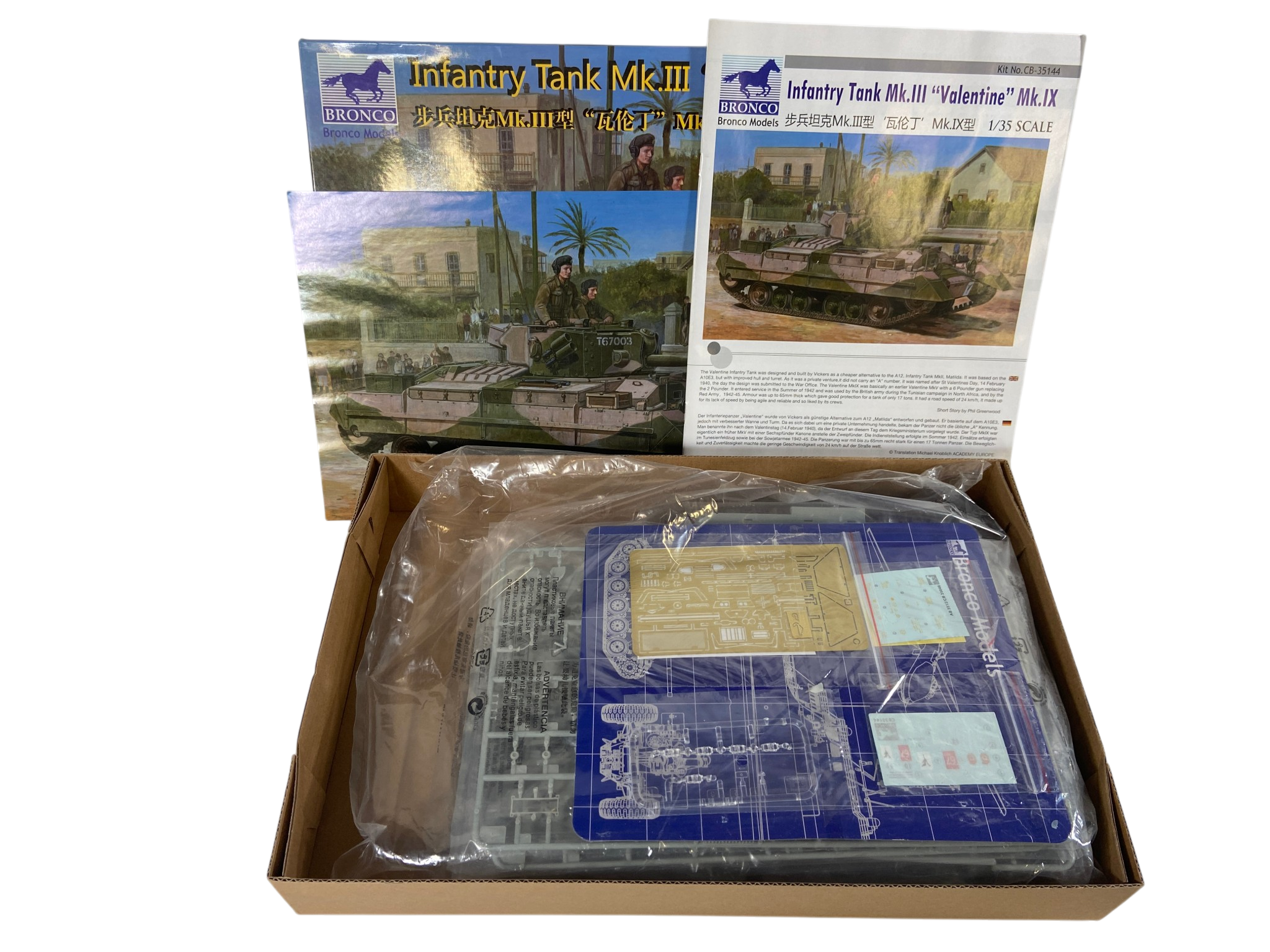 Bronco Models 1:35 Infantry Tank Mk.III Valentine Mk.IX CB35144