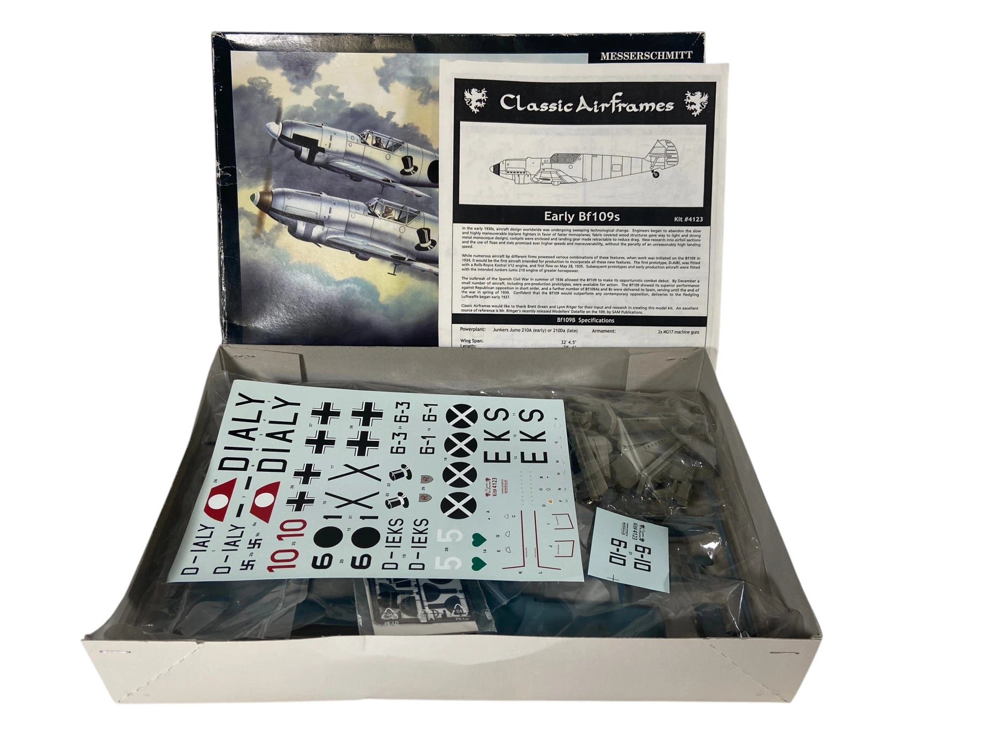 Classic Airframes 1:48 Messerschmitt Bf 109 A 4123
