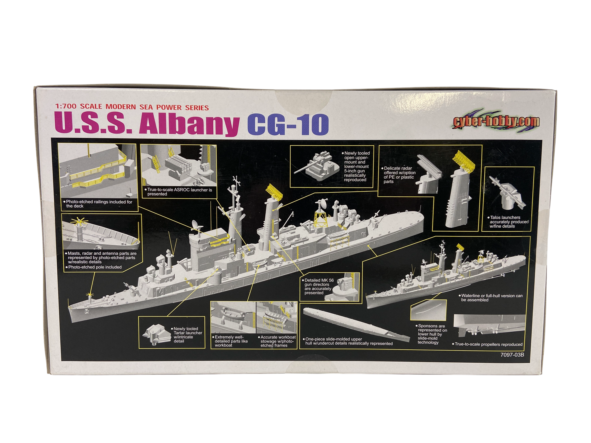 Cyber Hobby 1:700 U.S.S. Albany CG-10 7097