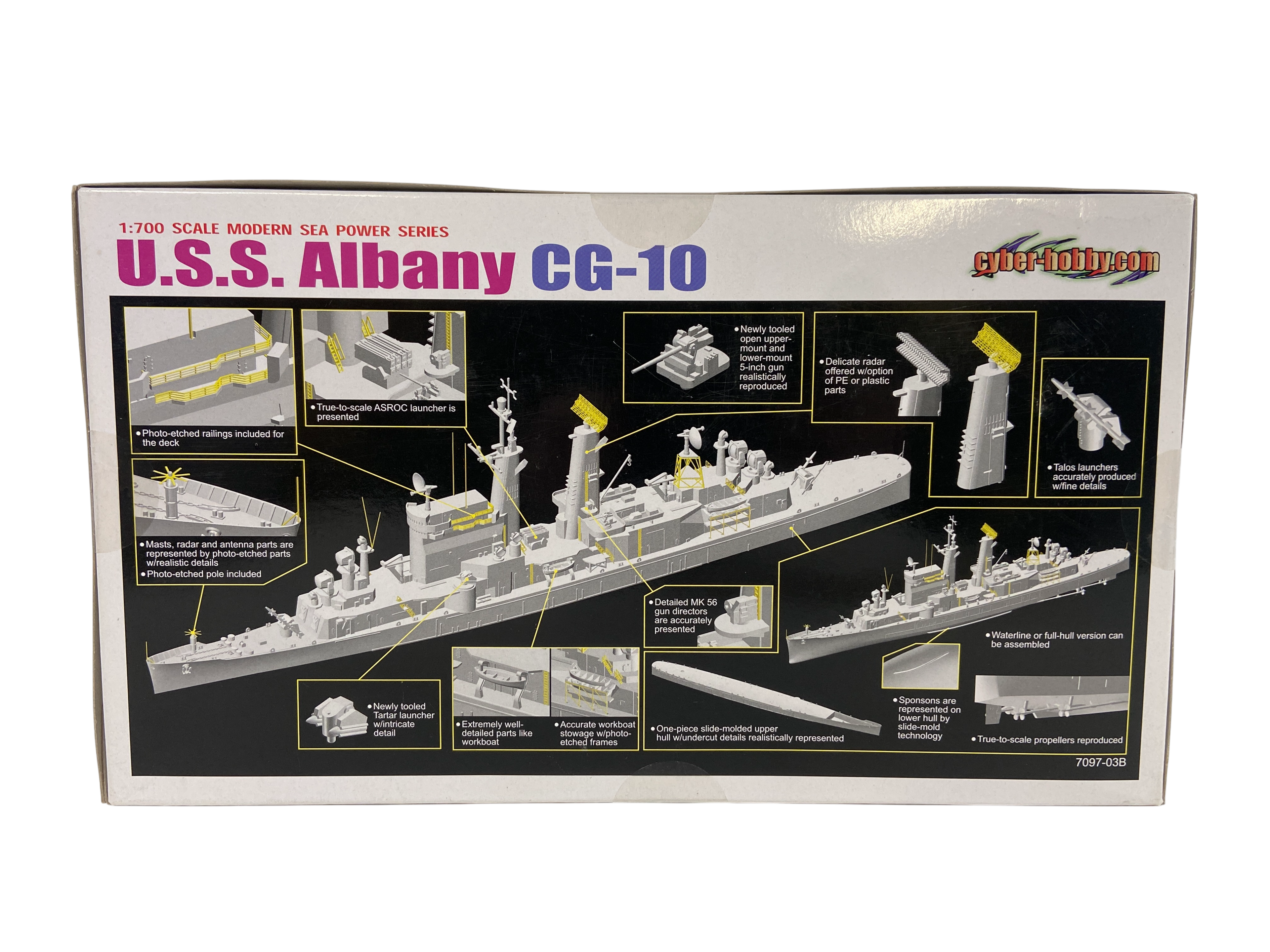 Cyber Hobby 1:700 U.S.S. Albany CG-10 7097