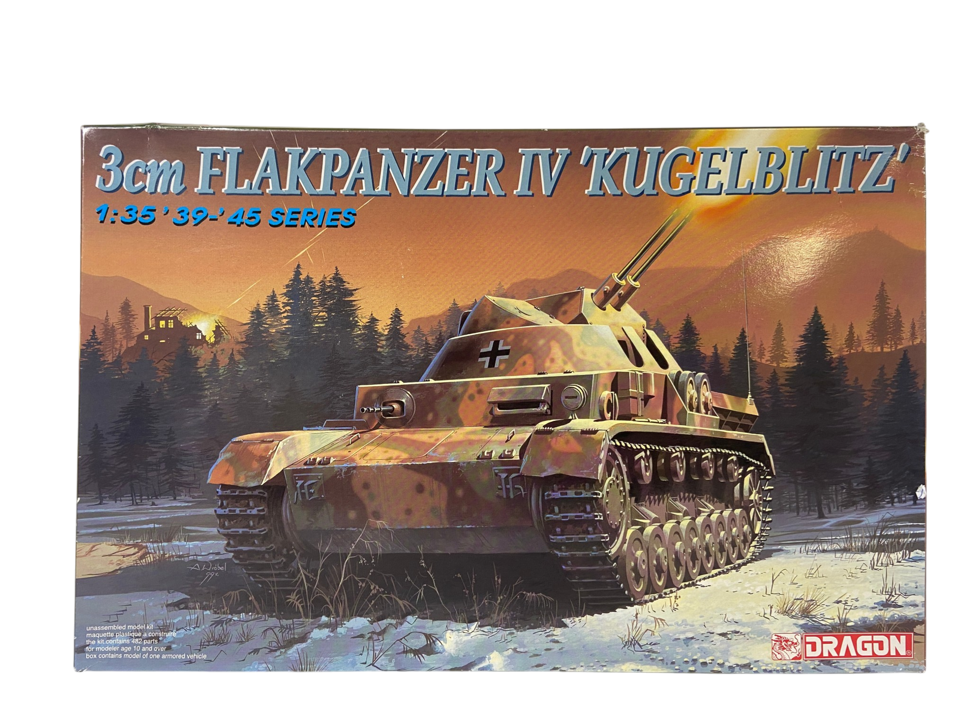 Dragon 1:35 3 cm Flakpanzer IV Kugelblitz 6136