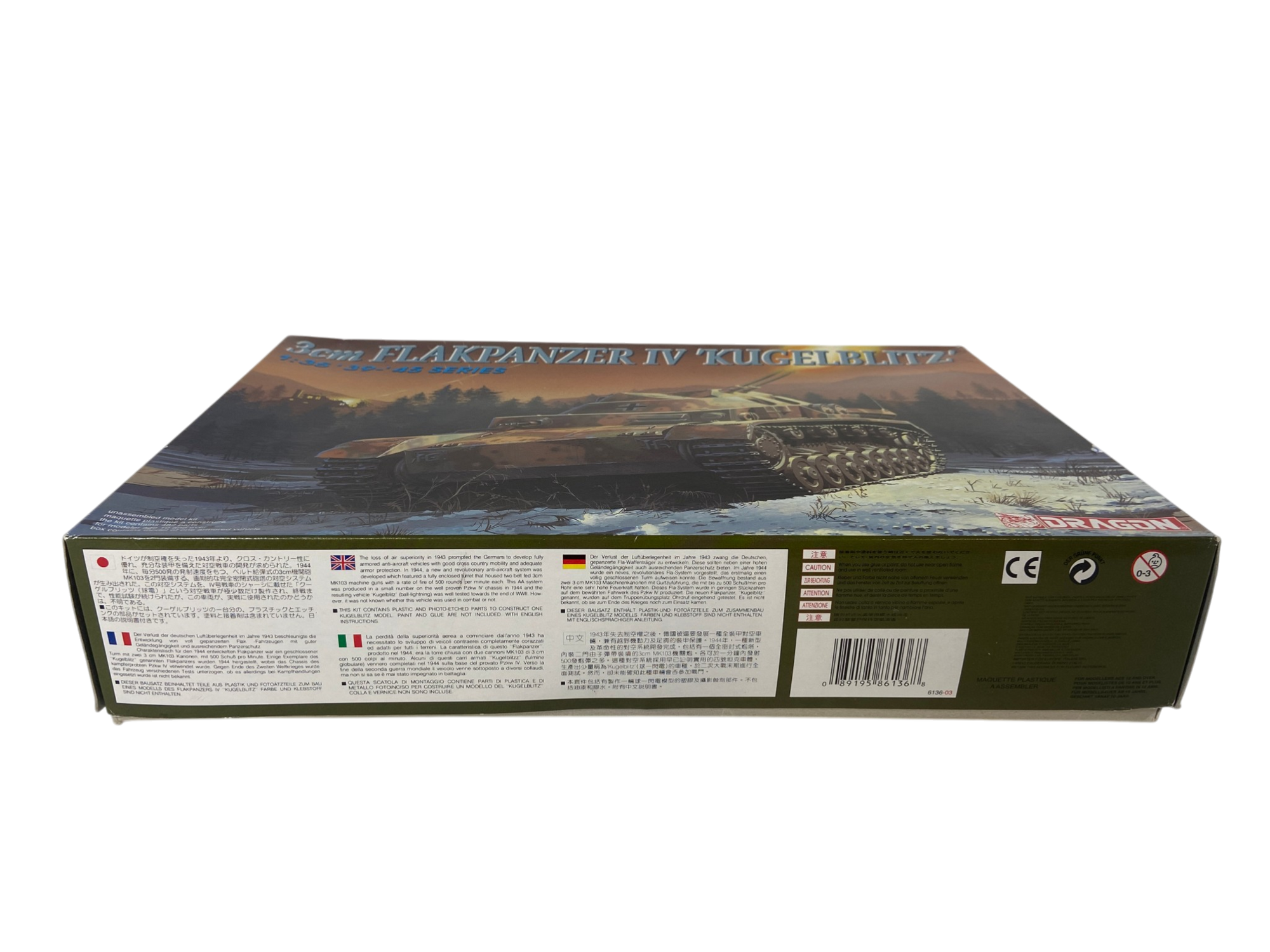 Dragon 1:35 3 cm Flakpanzer IV Kugelblitz 6136