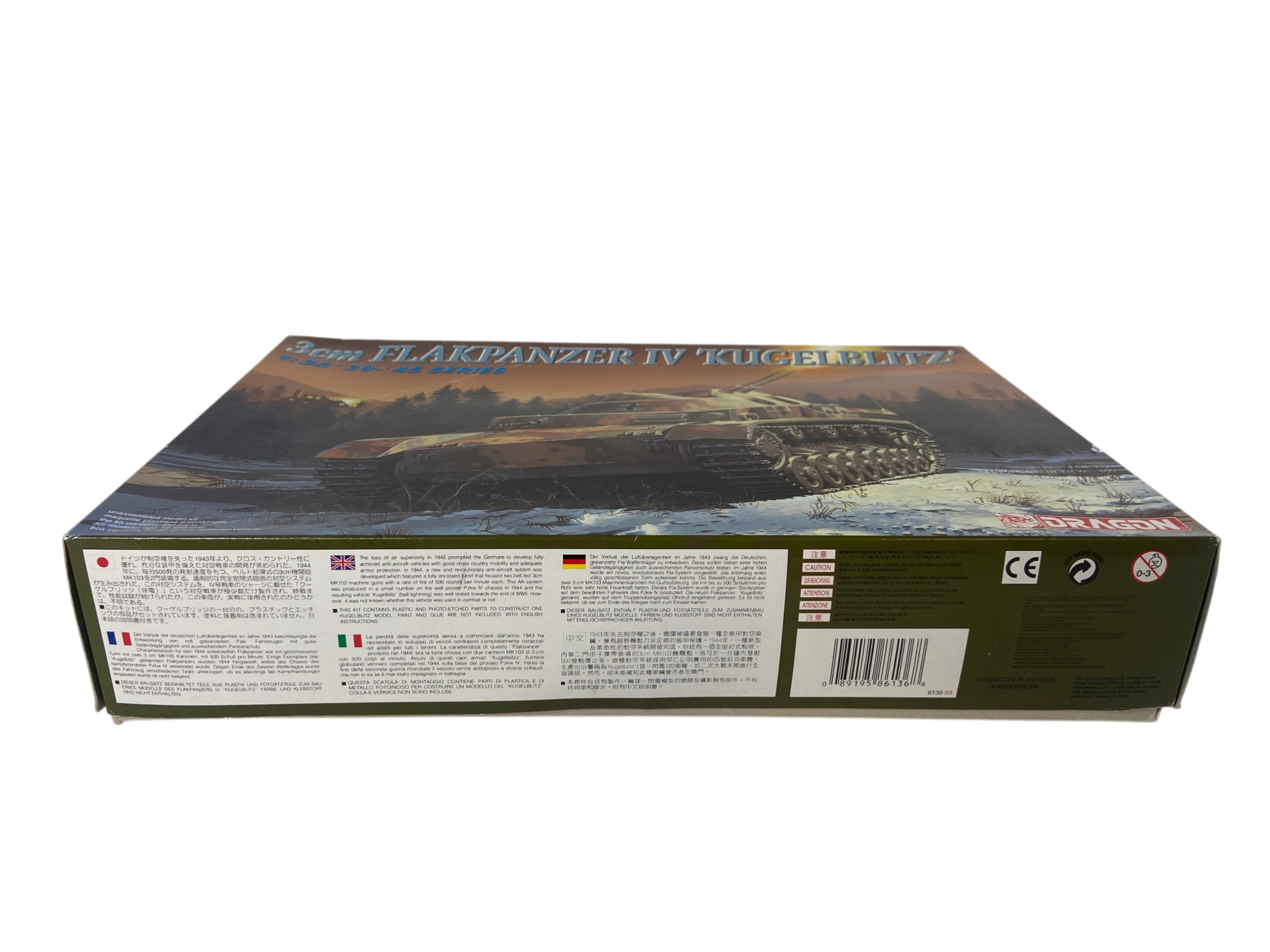 Dragon 1:35 3 cm Flakpanzer IV Kugelblitz 6136