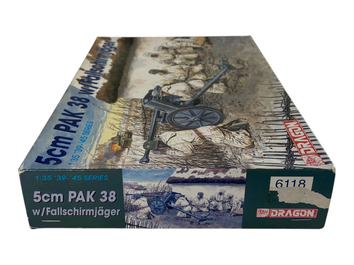 Dragon 1:35 5cm PAK 38 w/Fallschirmjäger (zonder figuren) 6118