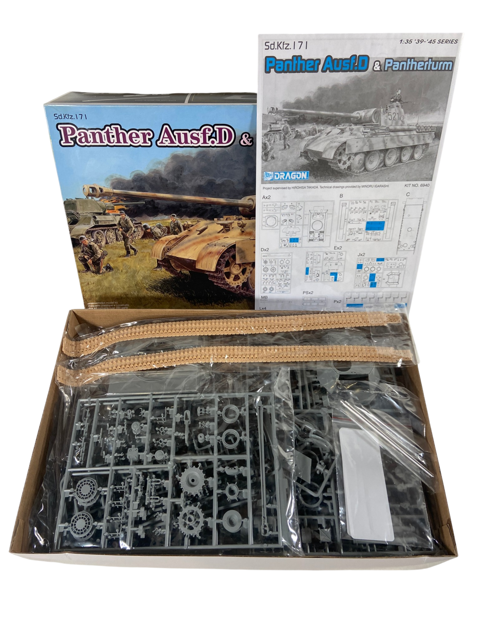 Dragon 1:35 Panther Ausf.D & Pantherturm 6940