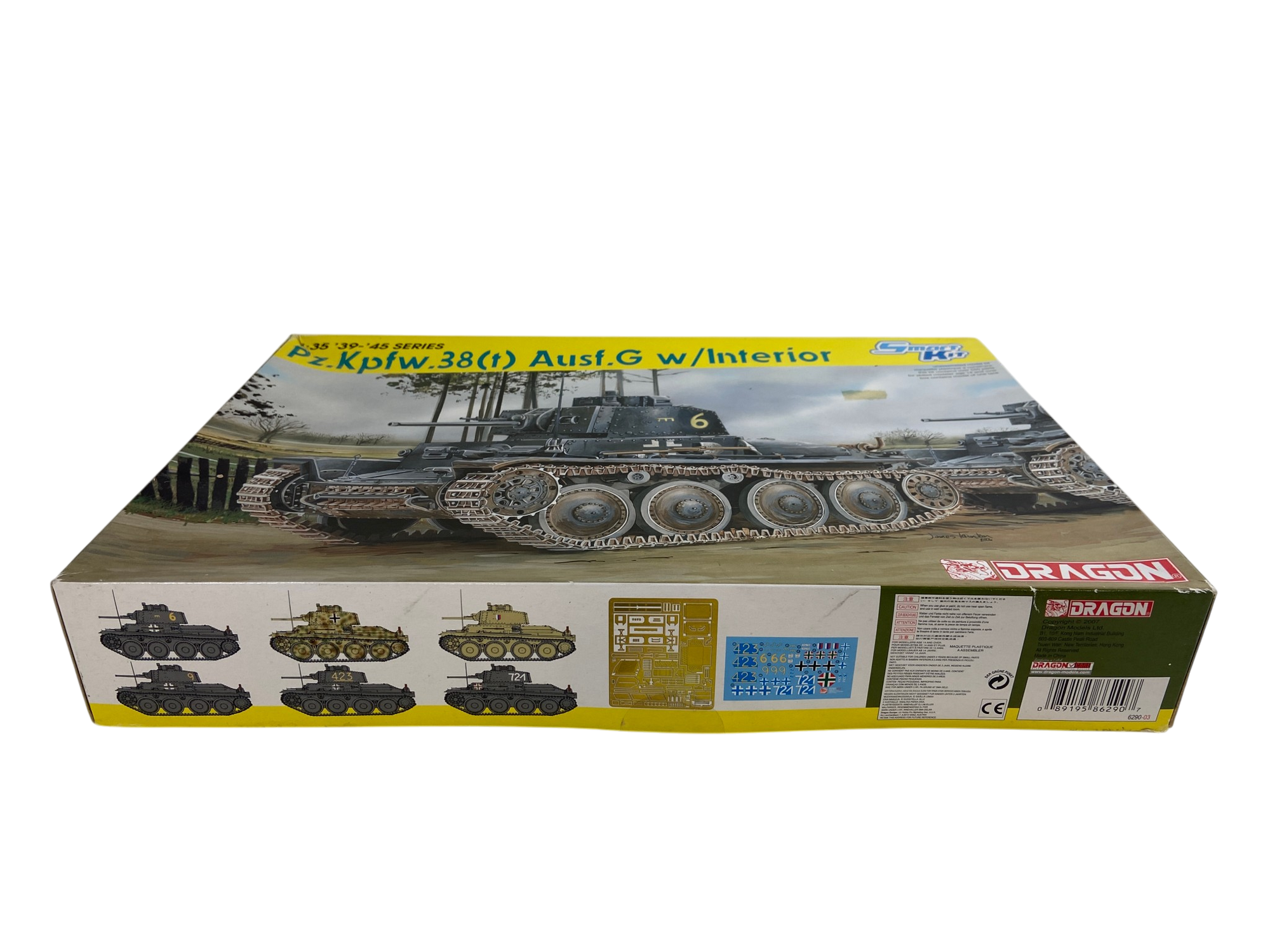 Dragon 1:35 Pz.Kpfw. 38(t) Ausf. G w/Interior incl. PE set 6290