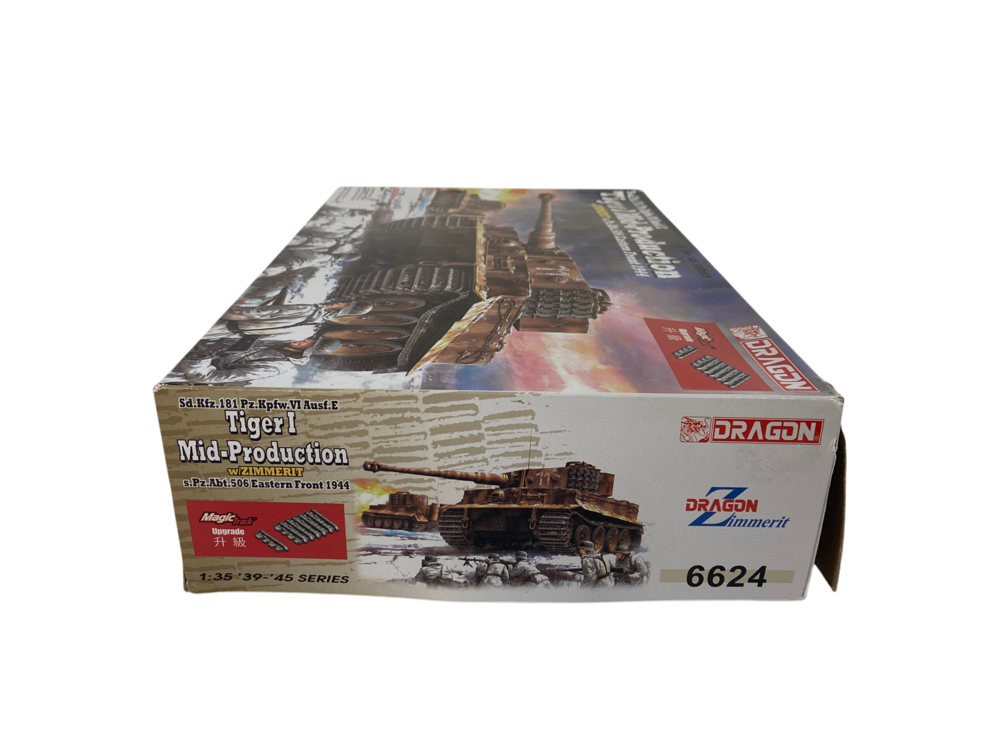 Dragon 1:35 Pz.Kpfw.VI Ausf.E Tiger I Mid Production w/Zimmerit s.Pz.Abt.506 Eastern Front 1944 w/Magic Track 6624