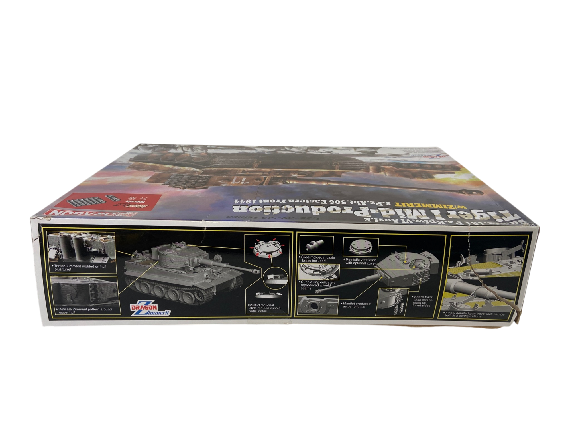 Dragon 1:35 Pz.Kpfw.VI Ausf.E Tiger I Mid Production w/Zimmerit s.Pz.Abt.506 Eastern Front 1944 w/Magic Track 6624