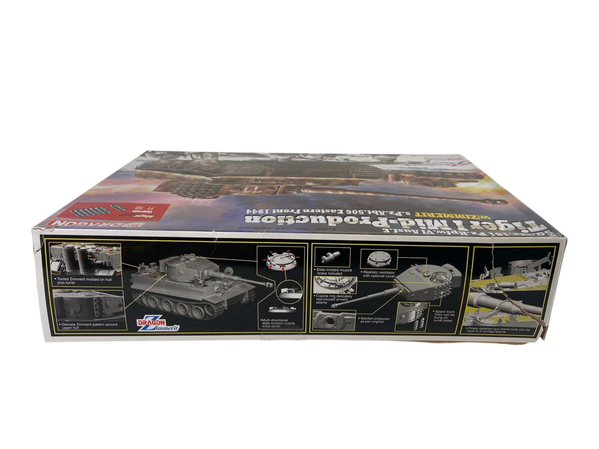 Dragon 1:35 Pz.Kpfw.VI Ausf.E Tiger I Mid Production w/Zimmerit s.Pz.Abt.506 Eastern Front 1944 w/Magic Track 6624