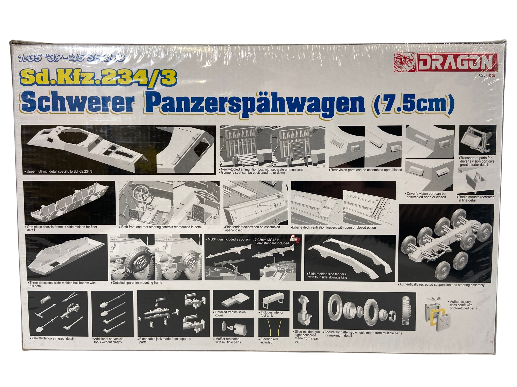 Dragon 1:35 Sd.Kfz. 234/3 Schwerer Panzerspähwagen (7.5cm) 6257