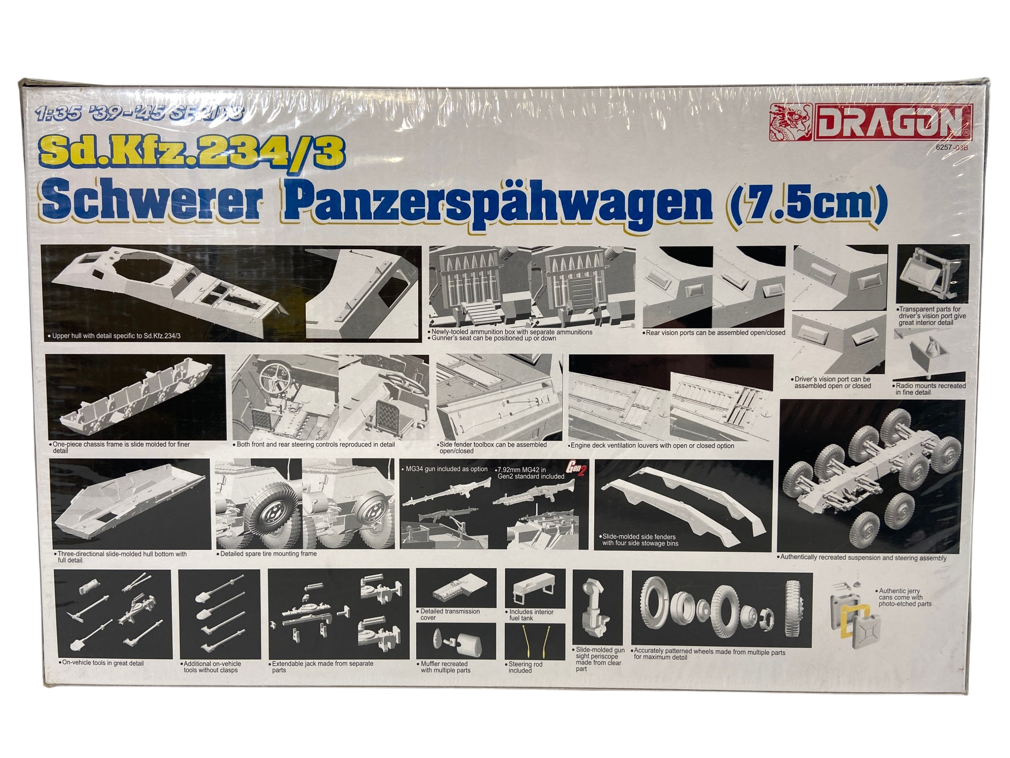 Dragon 1:35 Sd.Kfz. 234/3 Schwerer Panzerspähwagen (7.5cm) 6257