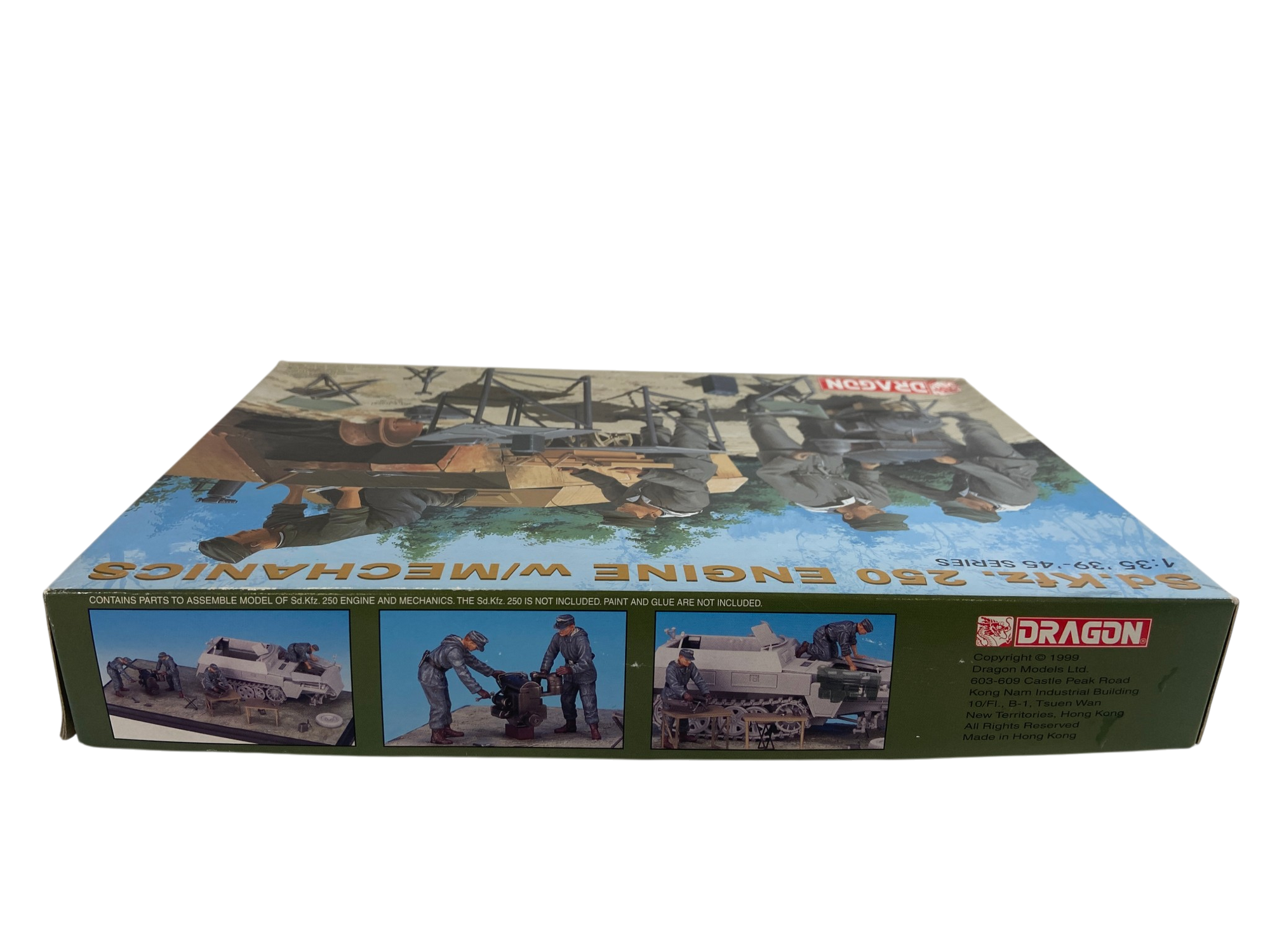 Dragon 1:35 Sd. Kfz. 250 Engine w/Mechanics 6112