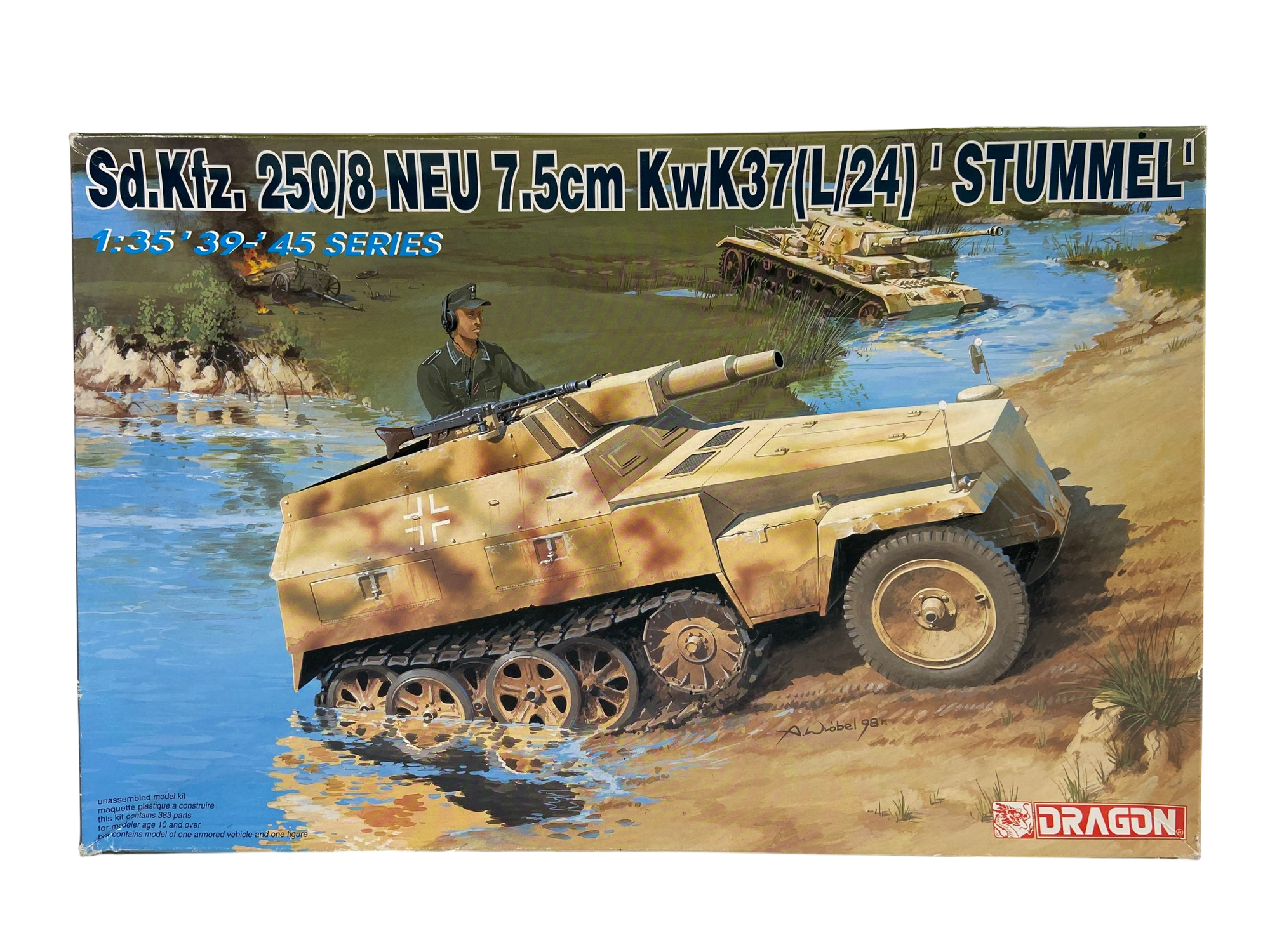 Dragon 1:35 Sd.Kfz. 250/8 Neu 7.5cm KwK37(L/24) 'Stummel' incl. PE Set 6102