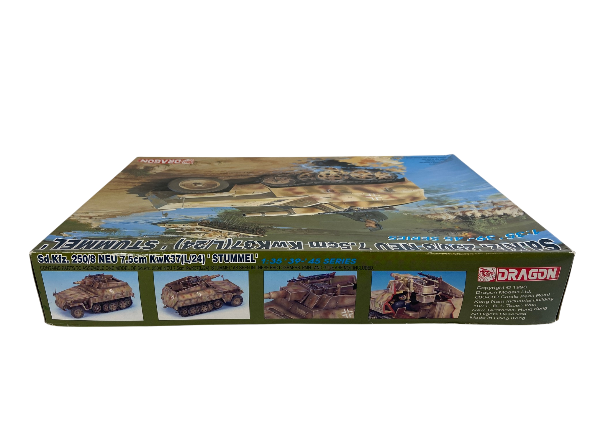 Dragon 1:35 Sd.Kfz. 250/8 Neu 7.5cm KwK37(L/24) 'Stummel' incl. PE Set 6102